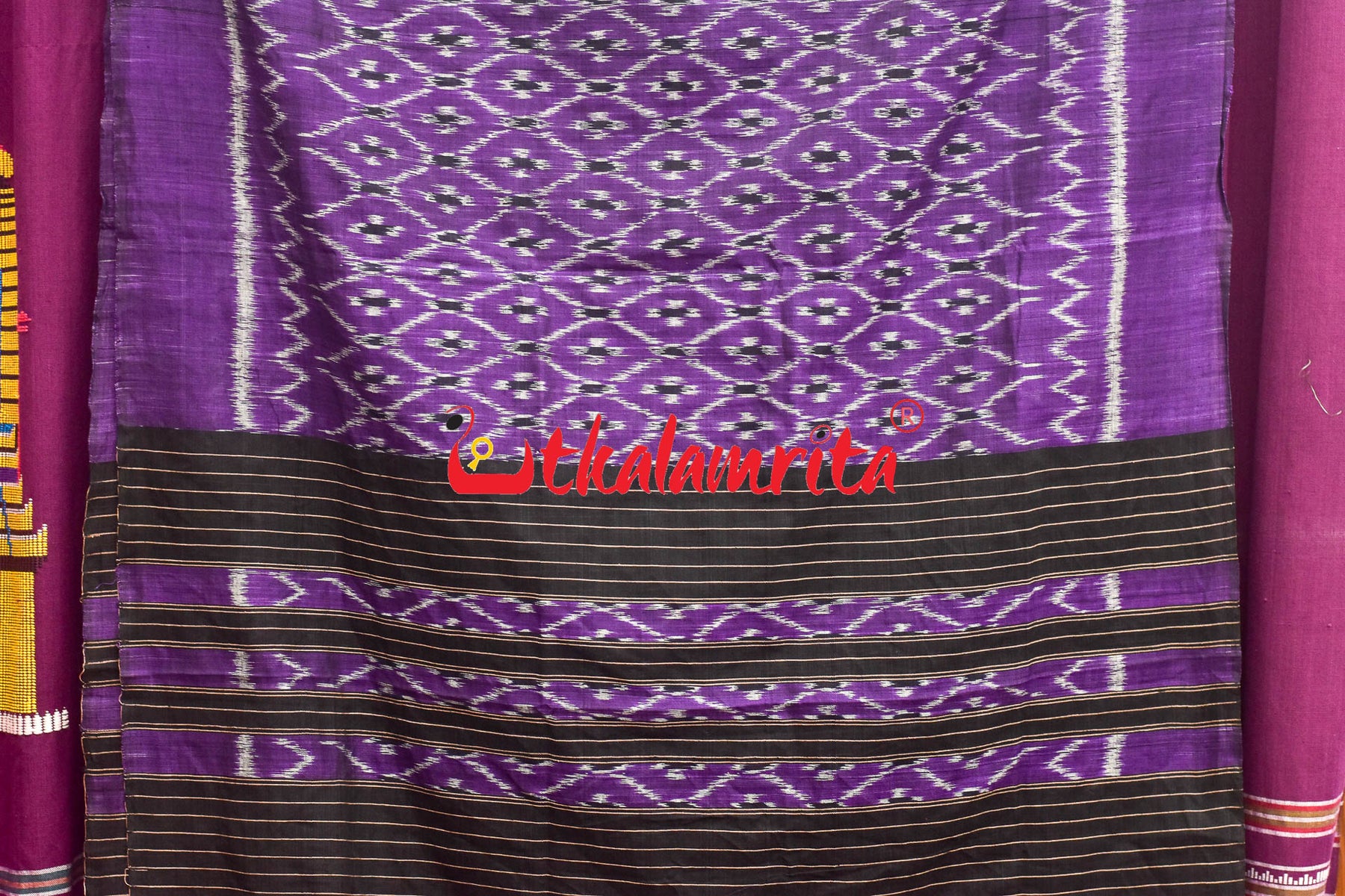 Purple with Kothi Pasapali (Dupatta)