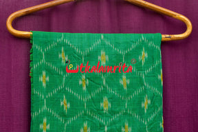 Green Yellow Kothi Pasapali (Dupatta)