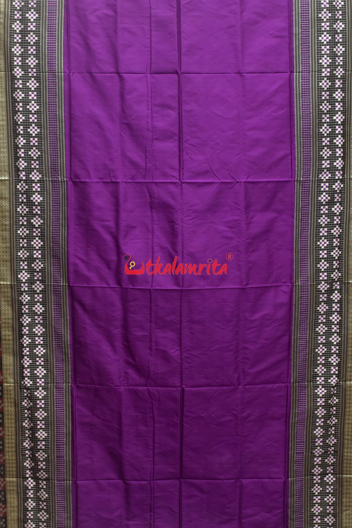 Purple Scott Bichitra Pasapali Sambalpuri Silk Saree