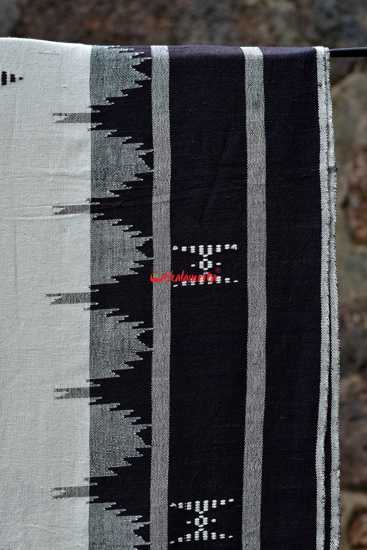 White Ganga Jamuna Kotpad Saree