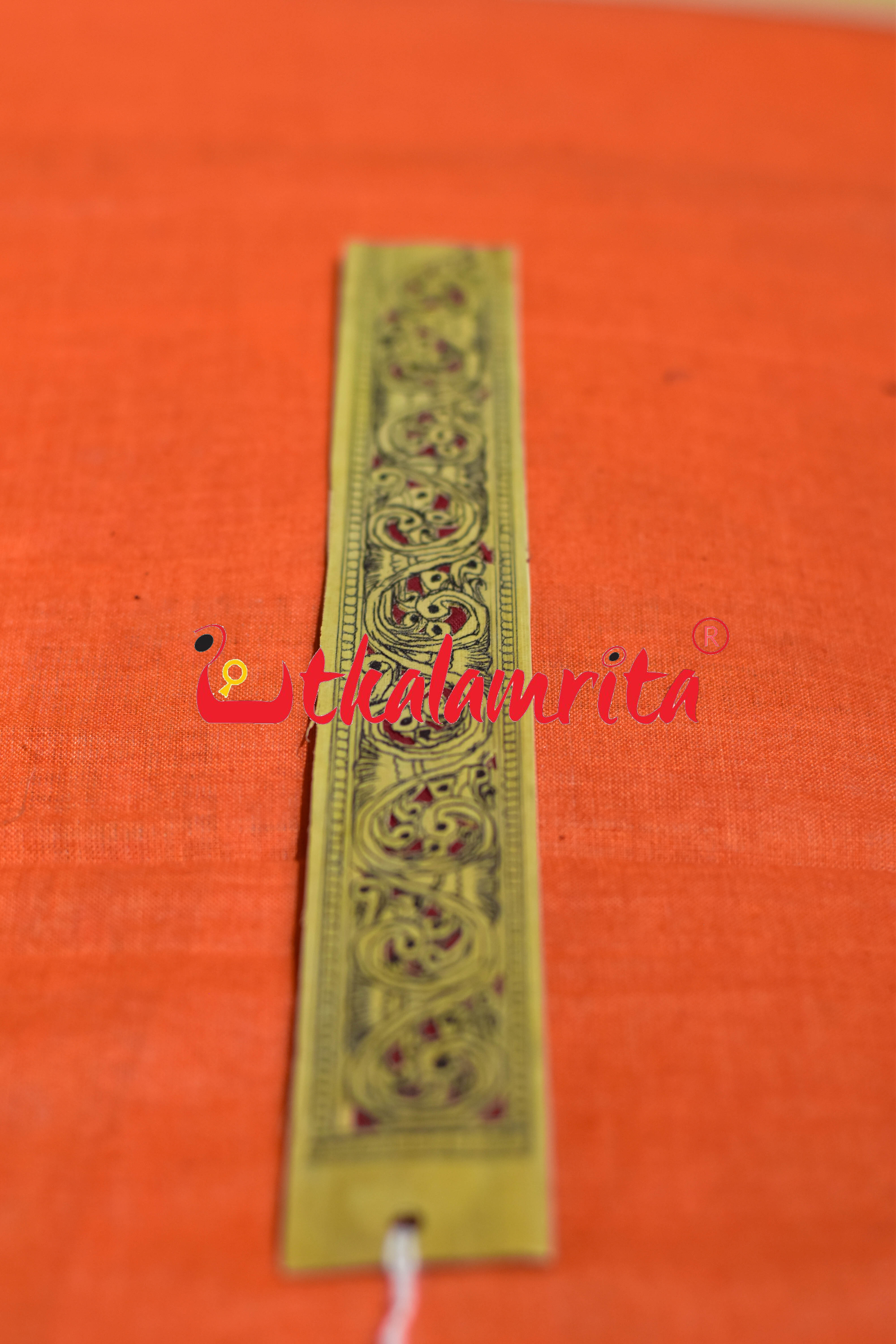 Maroon Lata Flower (Talapatra Bookmark)