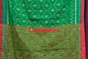 Green Yellow Kothi Pasapali (Dupatta)