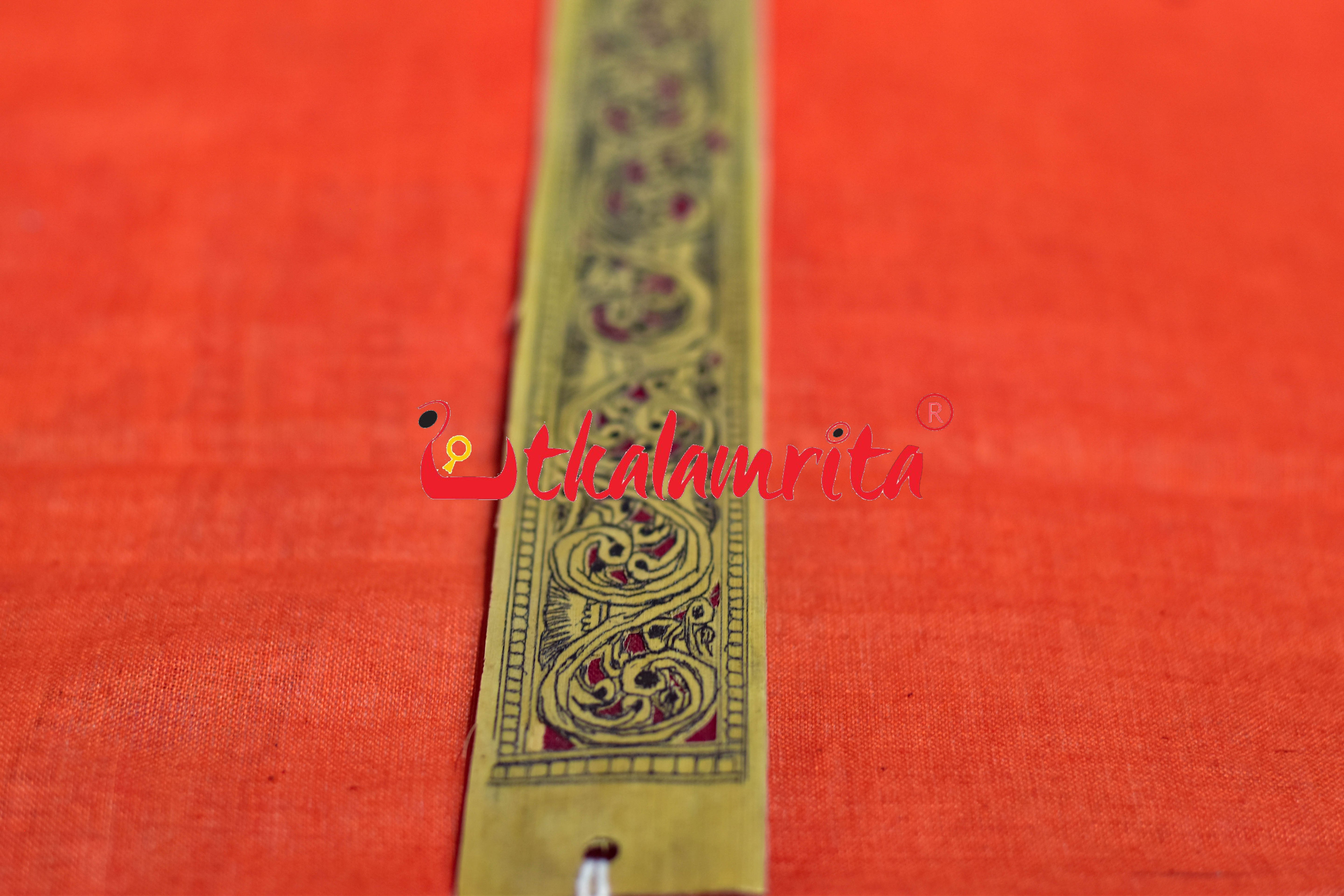 Maroon Lata Flower (Talapatra Bookmark)