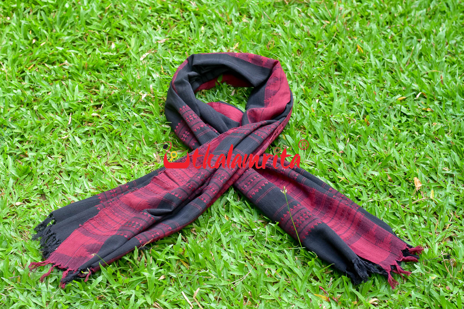 Black Maroon (Kotpad Dupatta)