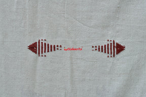 White Ganga Jamuna Kotpad Saree