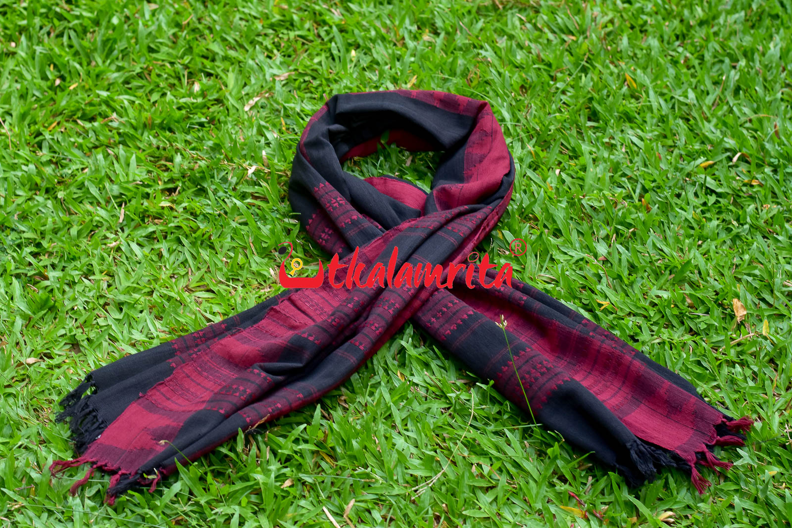 Black Maroon (Kotpad Dupatta)