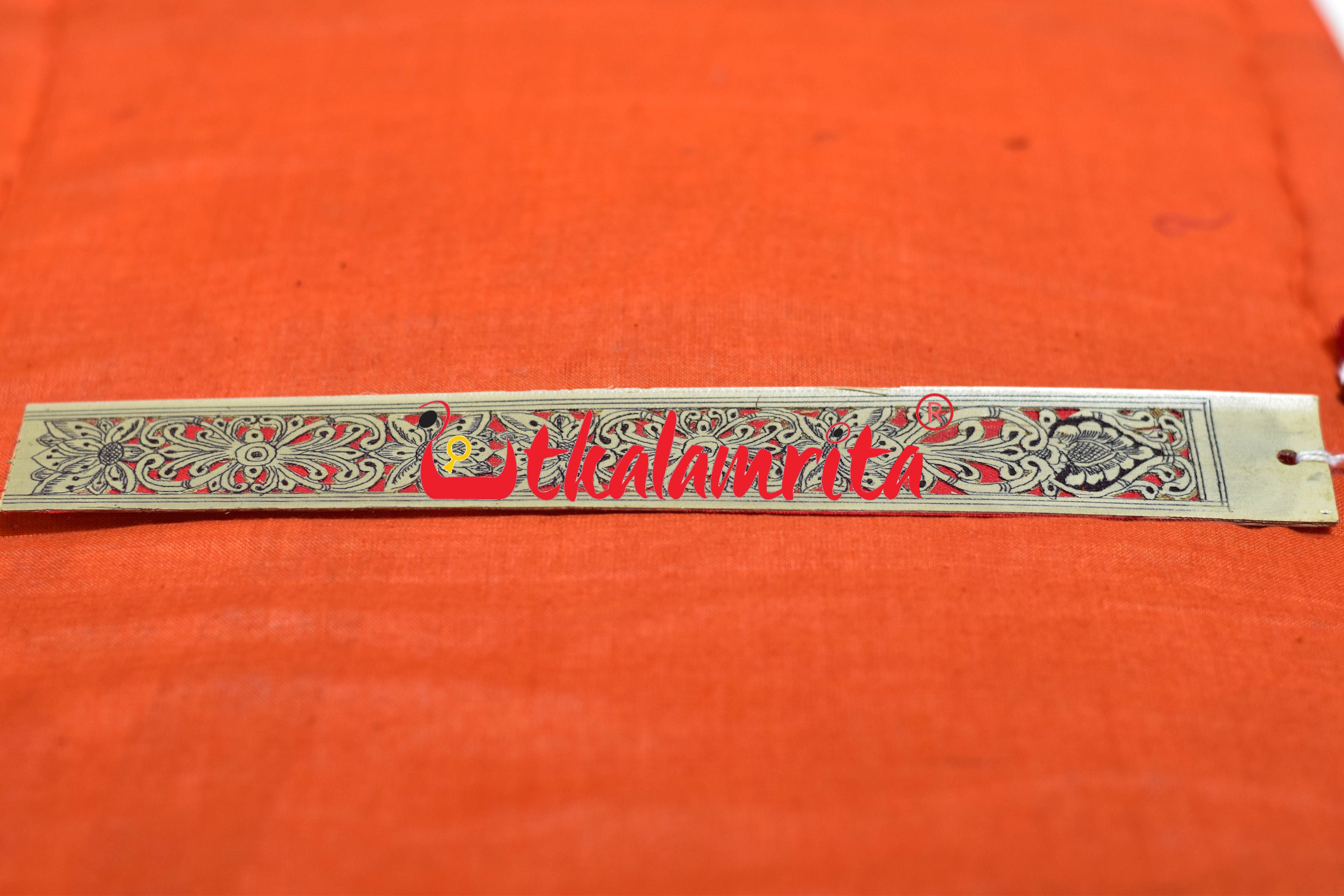 Flower and Lotus (Talapatra Bookmark)