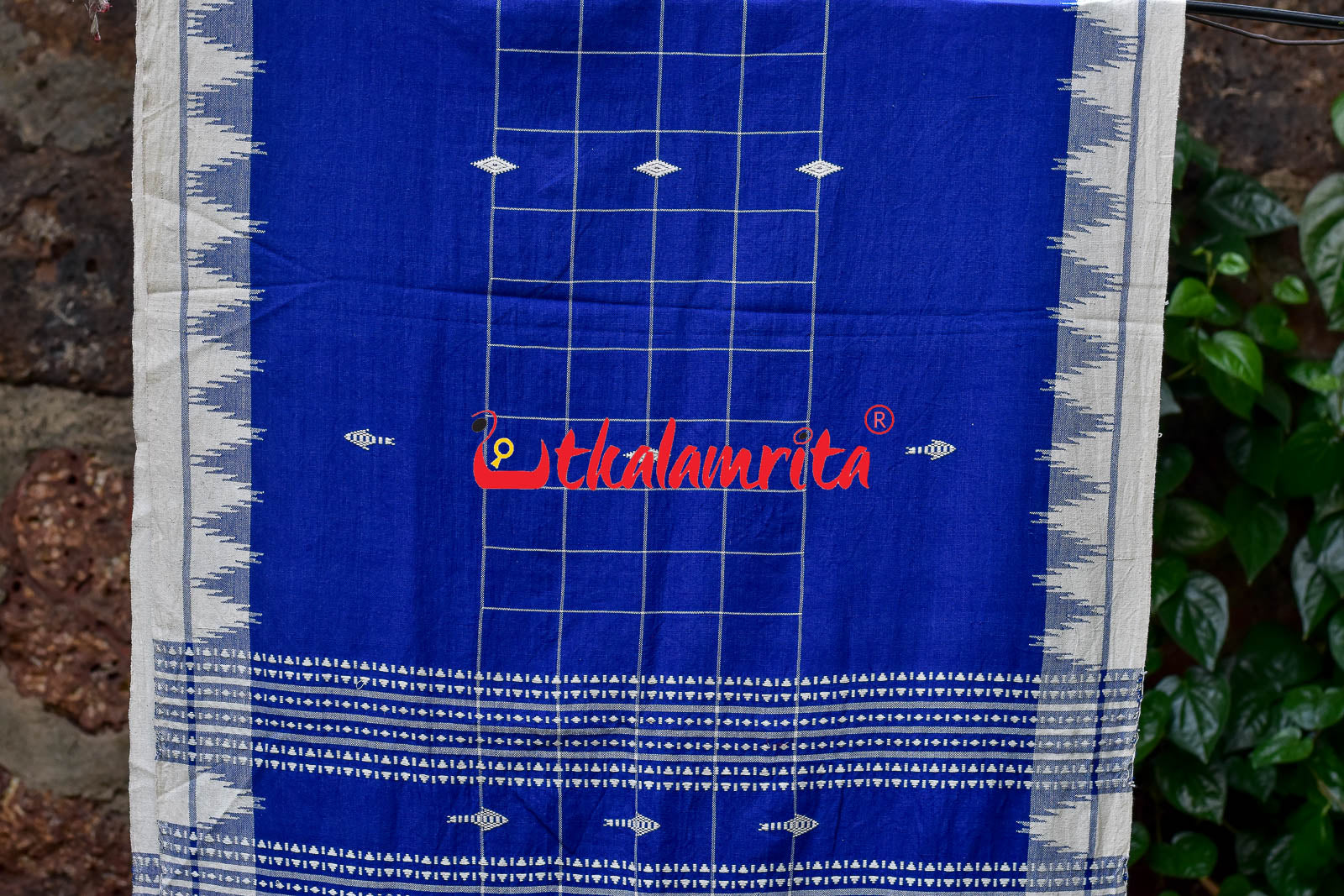 Blue White Checks (Kotpad Dupatta)