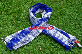 Blue White Checks (Kotpad Dupatta)