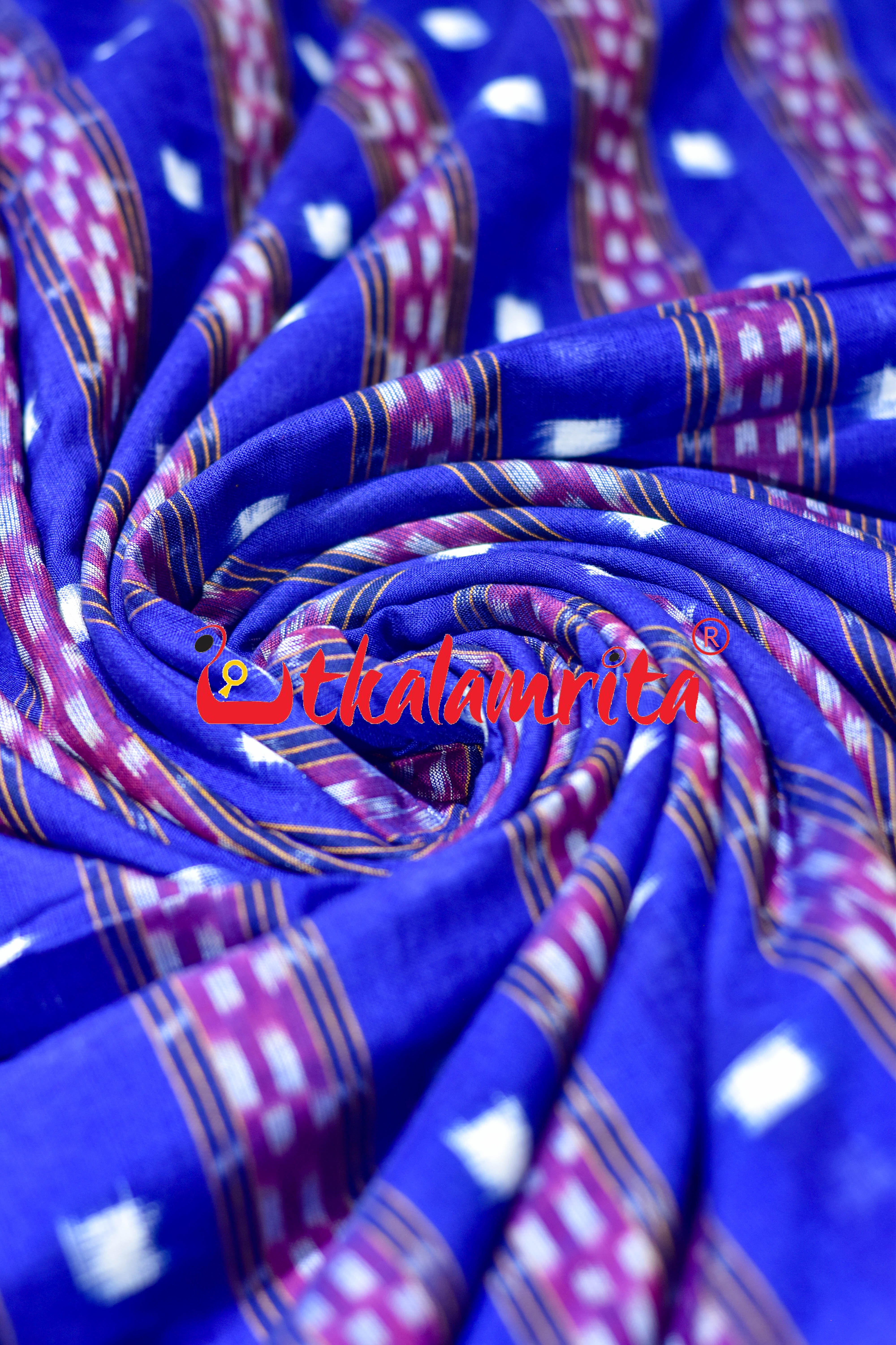 Blue White Tipa Pasapali Cotton (Fabric)