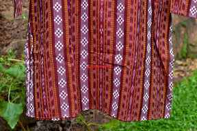 Maroon Dobby Pasapali (Full Kurta)
