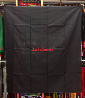 Cement Black Sambalpuri Dress Set
