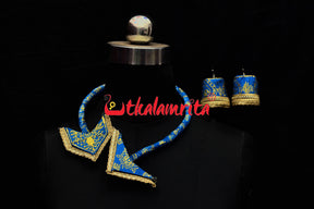 Blue With Royal Touch Jewellery Set