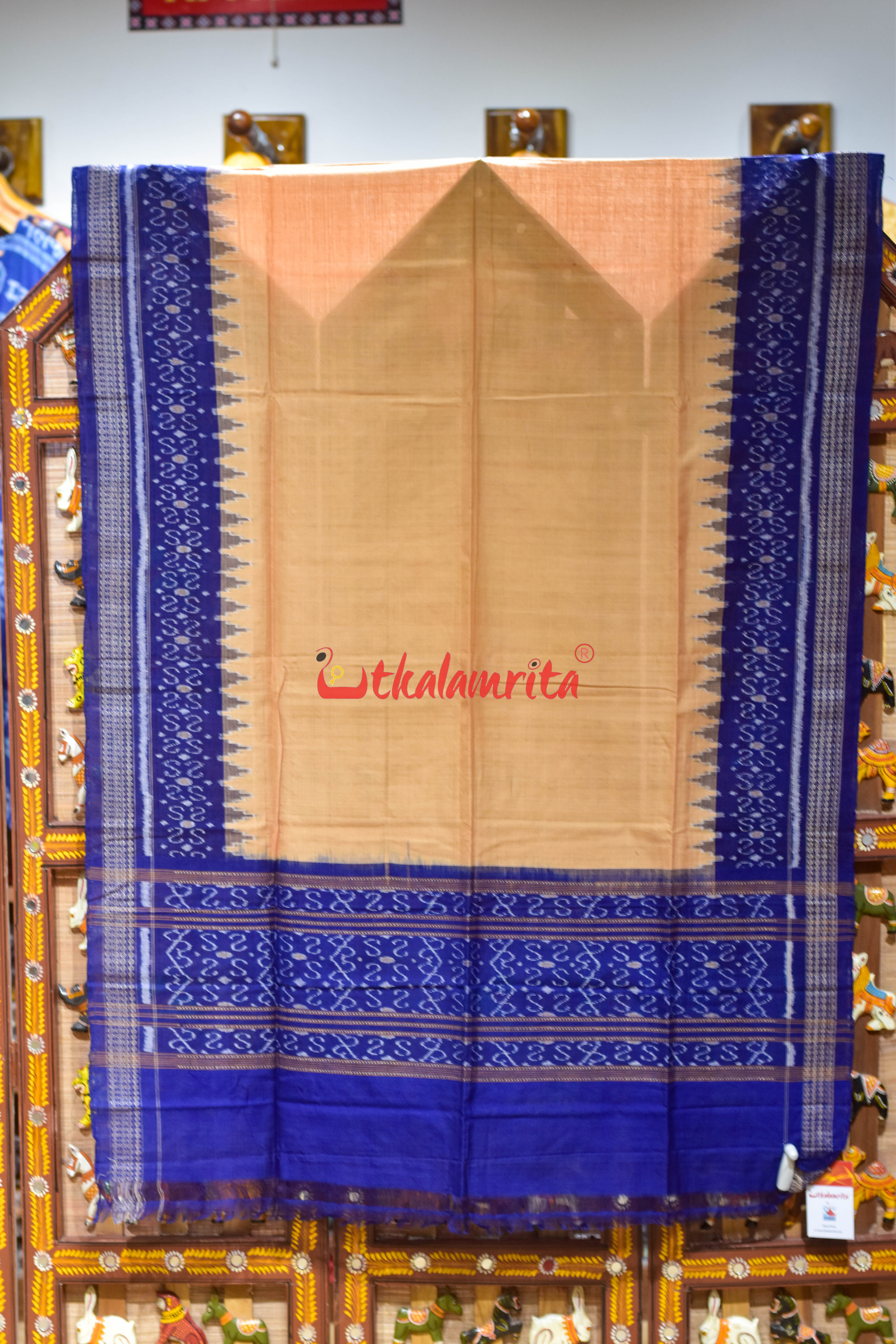 Chandan Blue S Bandha Cotton (Dupatta)