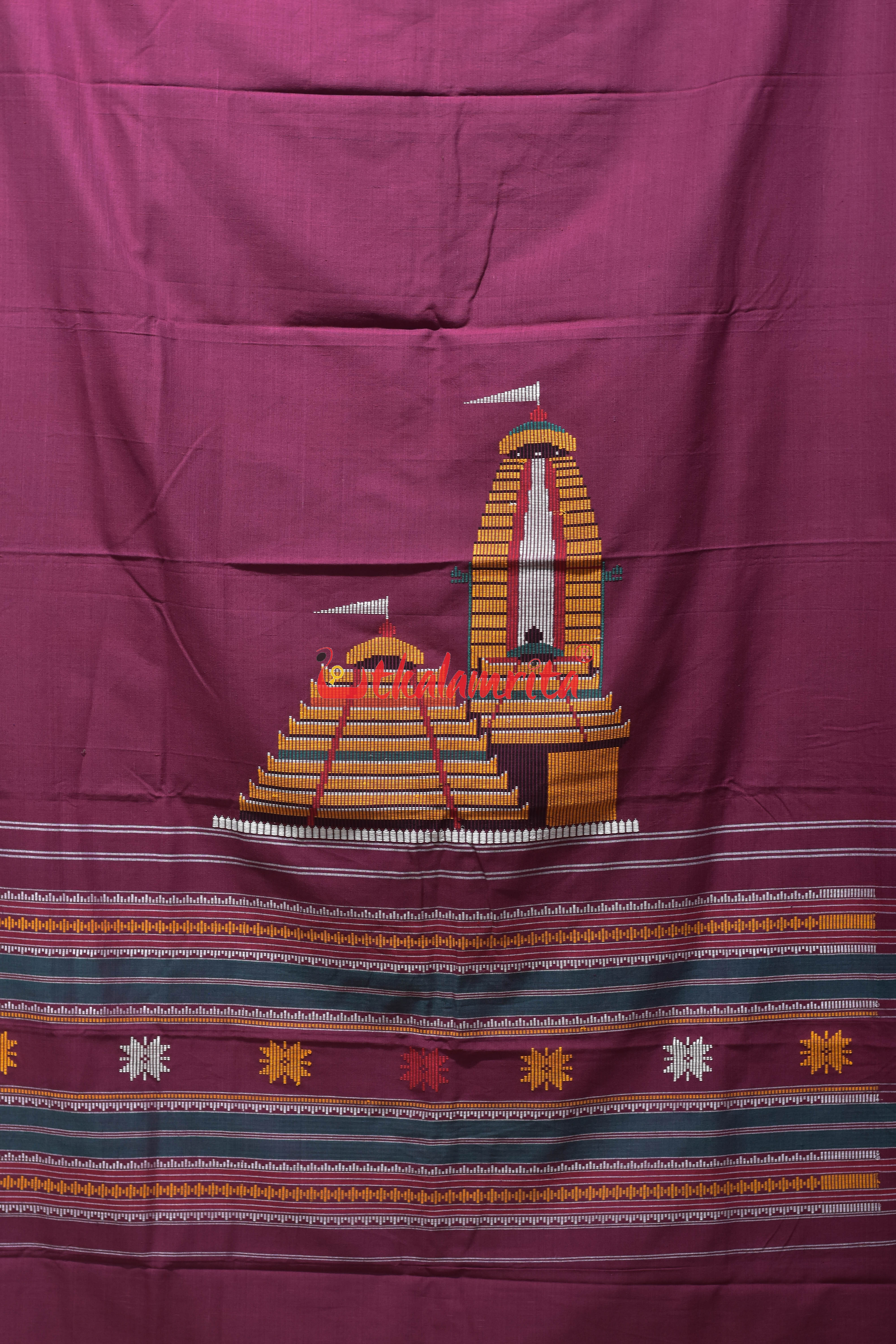 Dhalapathara Maroon Sri Mandira (Curtain)