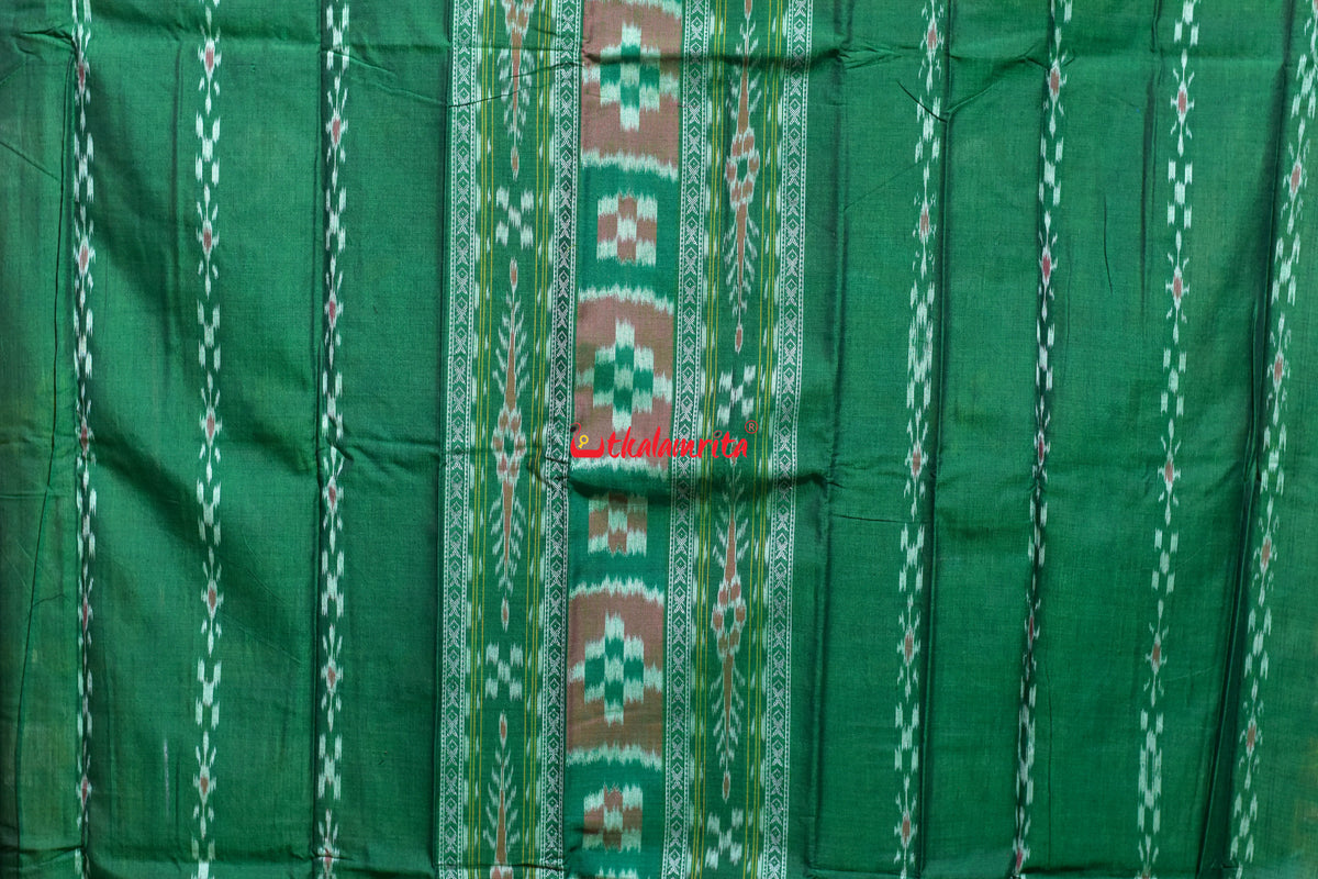 Green Pink Middle Pasapali Flower Ikat Dress Set
