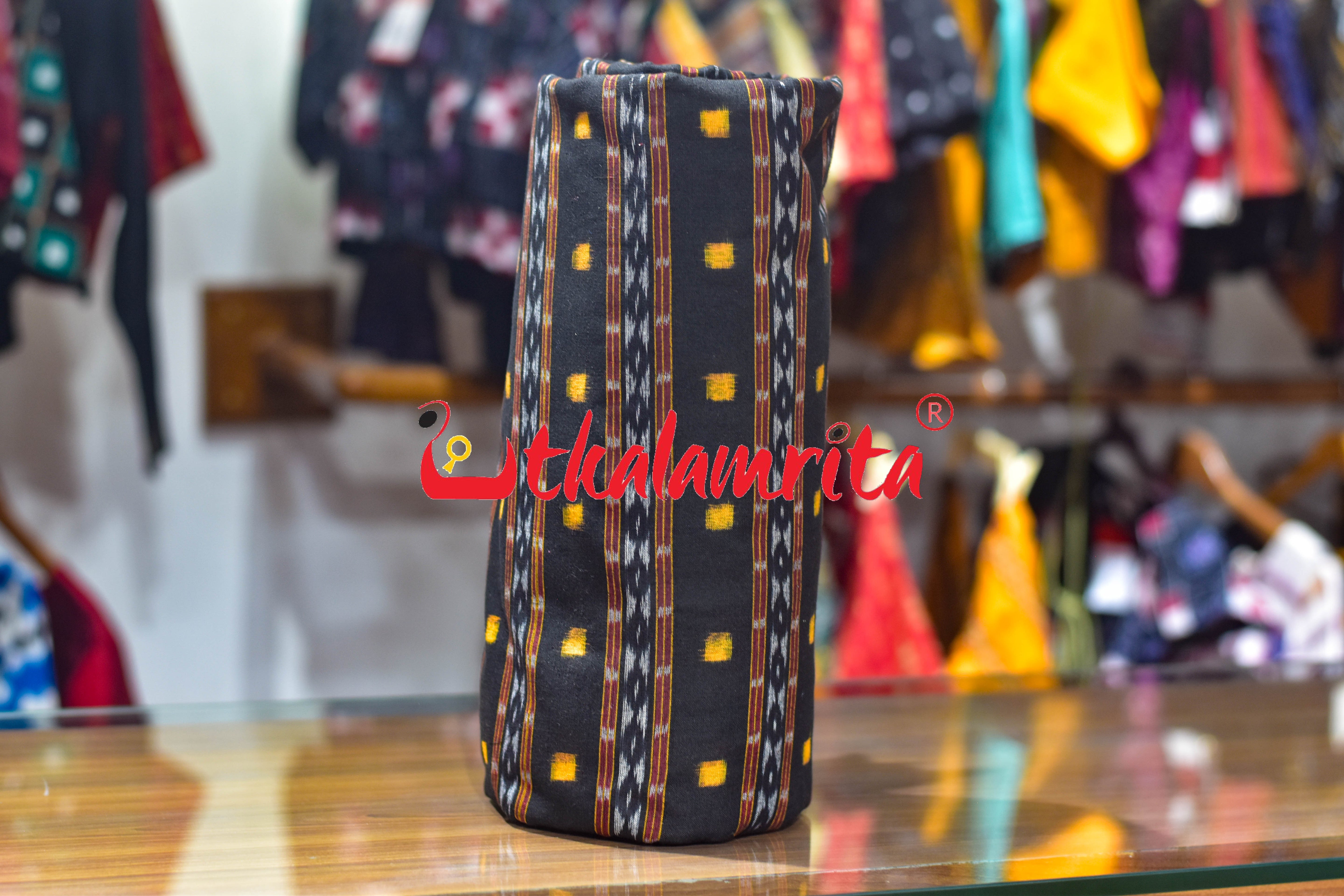 Black Rust Tipa Pasapali Cotton (Fabric)