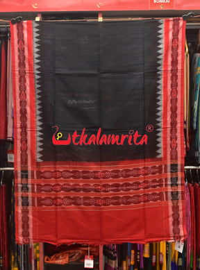 3D Red Black Tribals Sambalpuri Cotton Dress Set