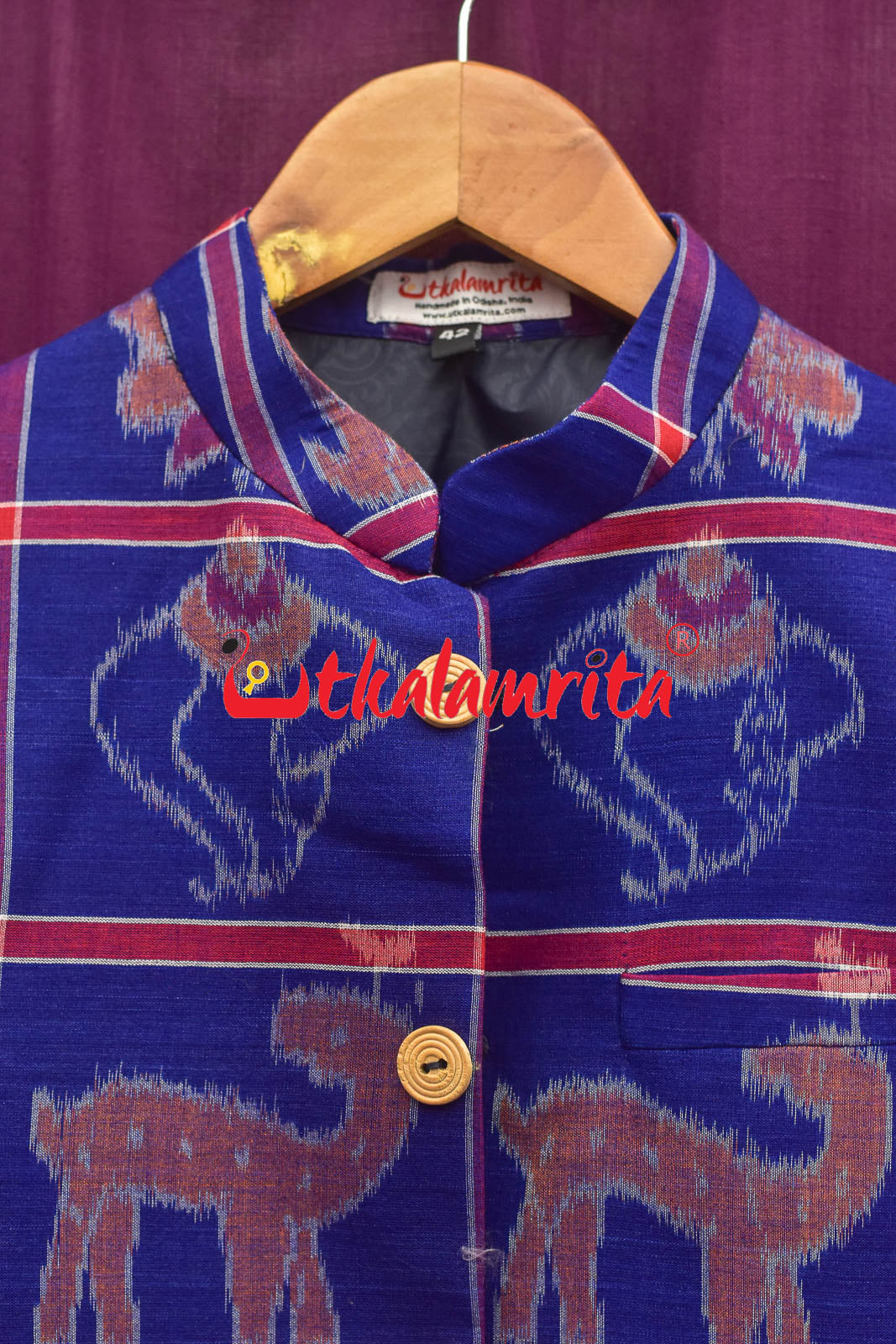 Blue Nabarangi Cotton (Modi Jacket)