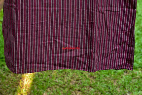 Maroon Coffee Lines- Full Kotpad Kurta