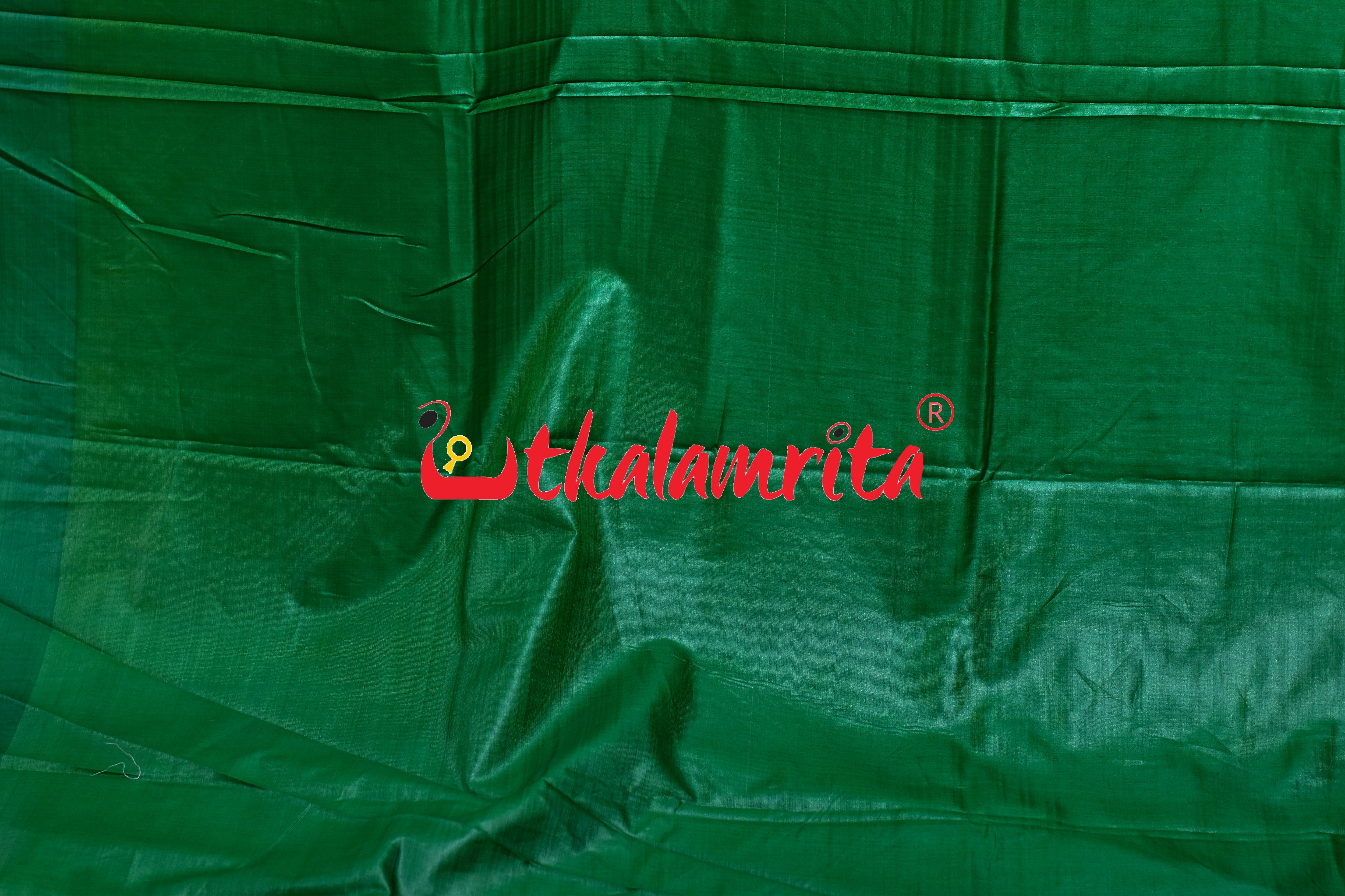 Yellow Green Gopalpur Tussar Silk Saree