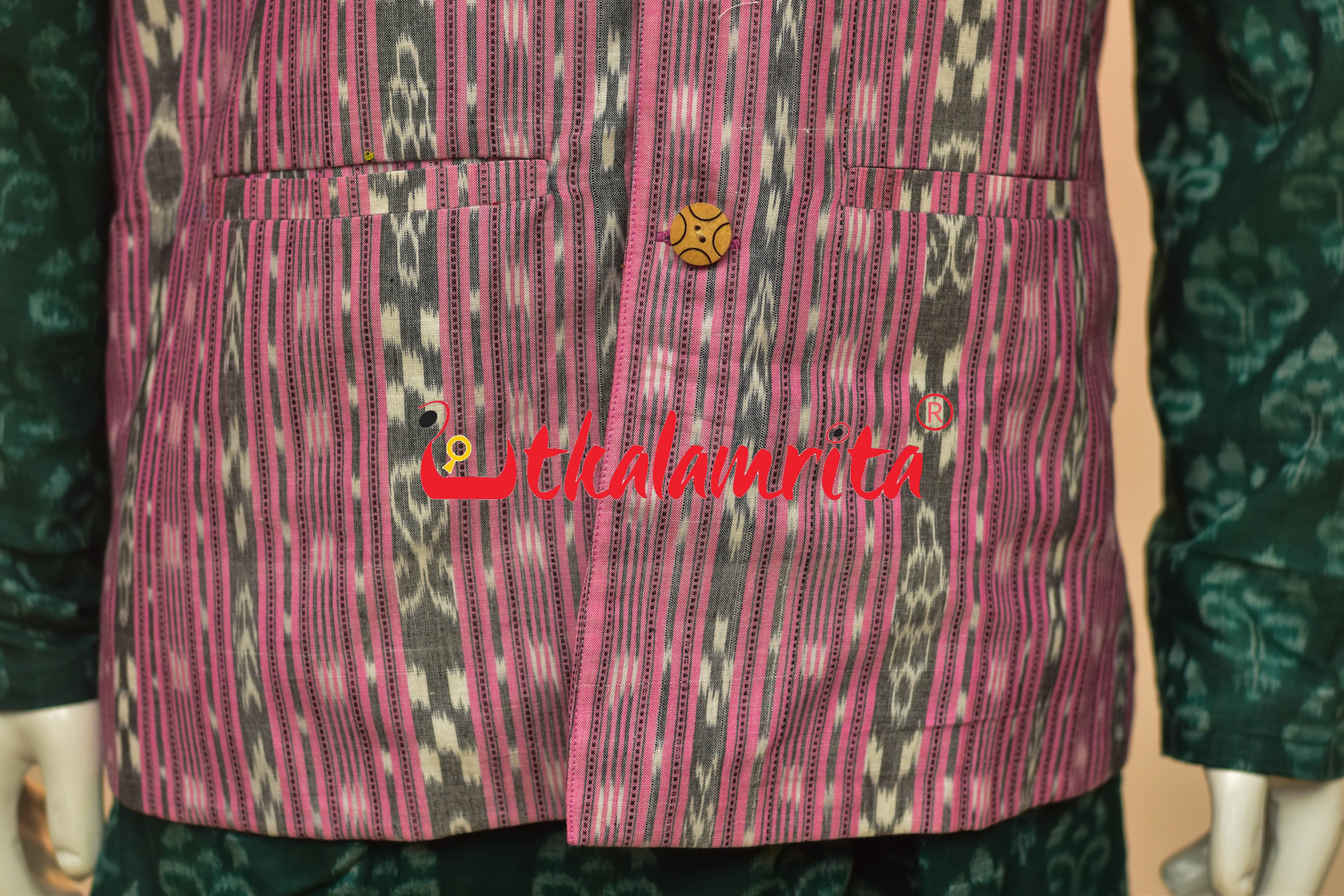 Light Pink Ikat (Modi Jacket)