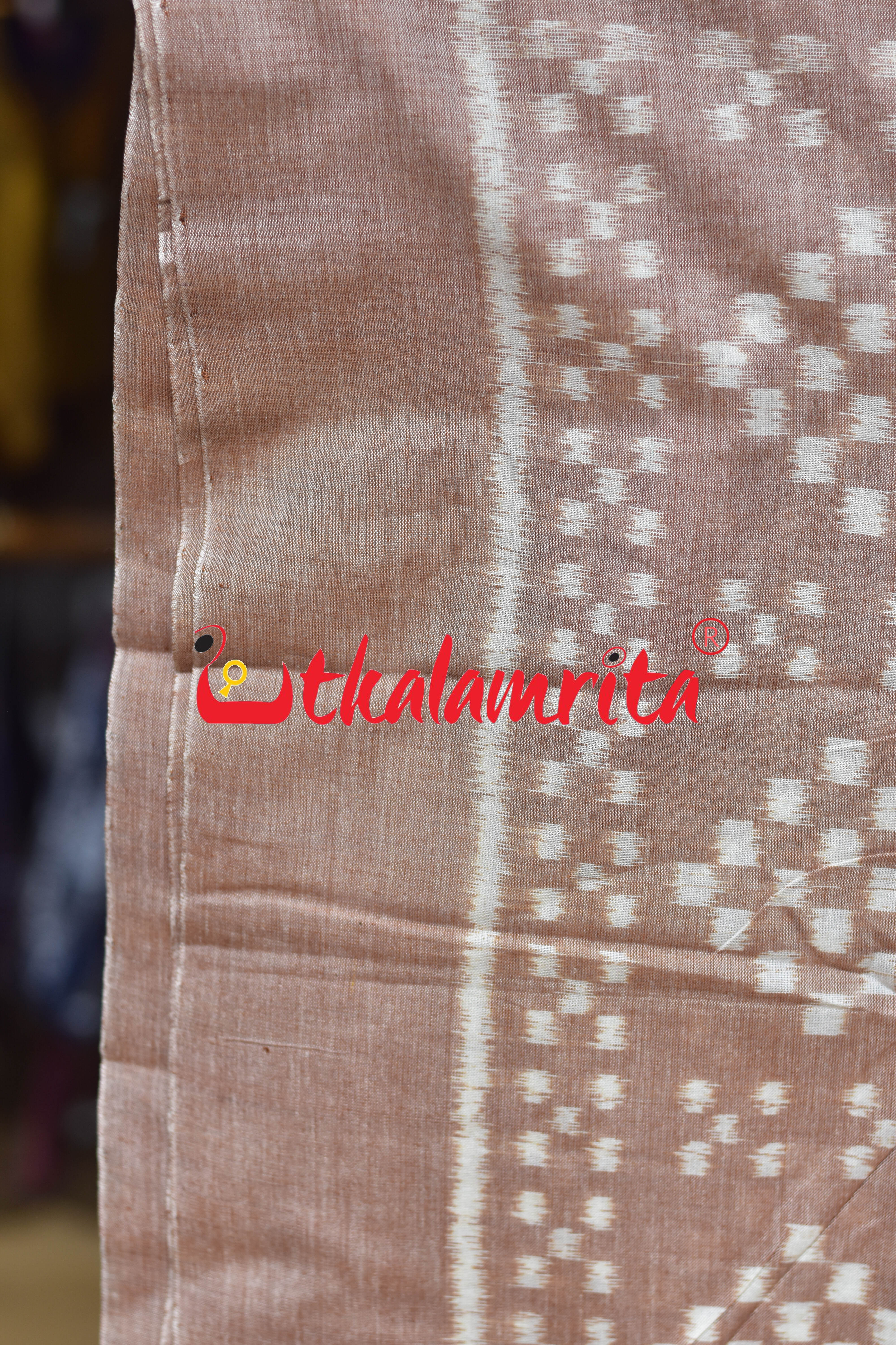 Bada Chhota Pasapali Peach Cotton (Fabric)