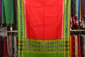 Olive Green Bandha Sambalpuri Dress Set