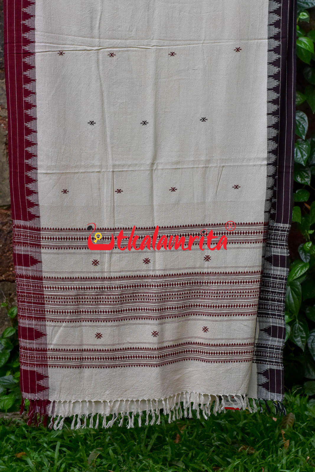 Off White Ganga Jamuna (Kotpad Dupatta)