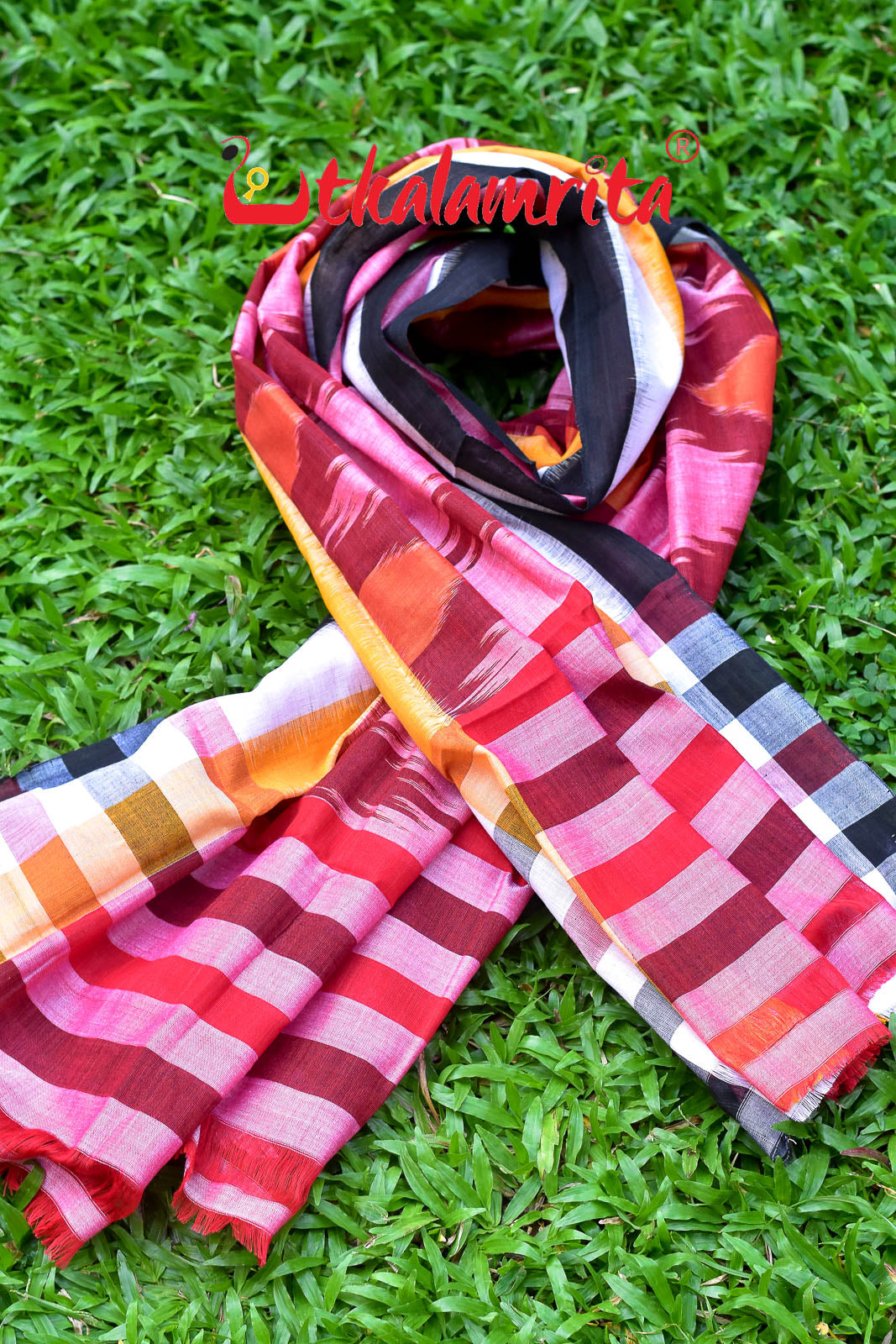 Pink Triranga Kargil Border (Dupatta)