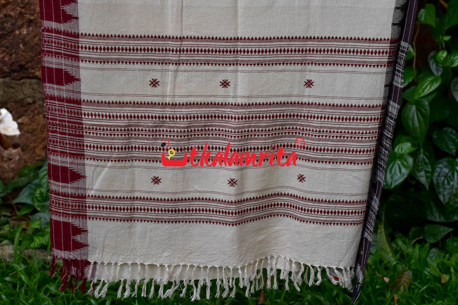 Off White Ganga Jamuna (Kotpad Dupatta)