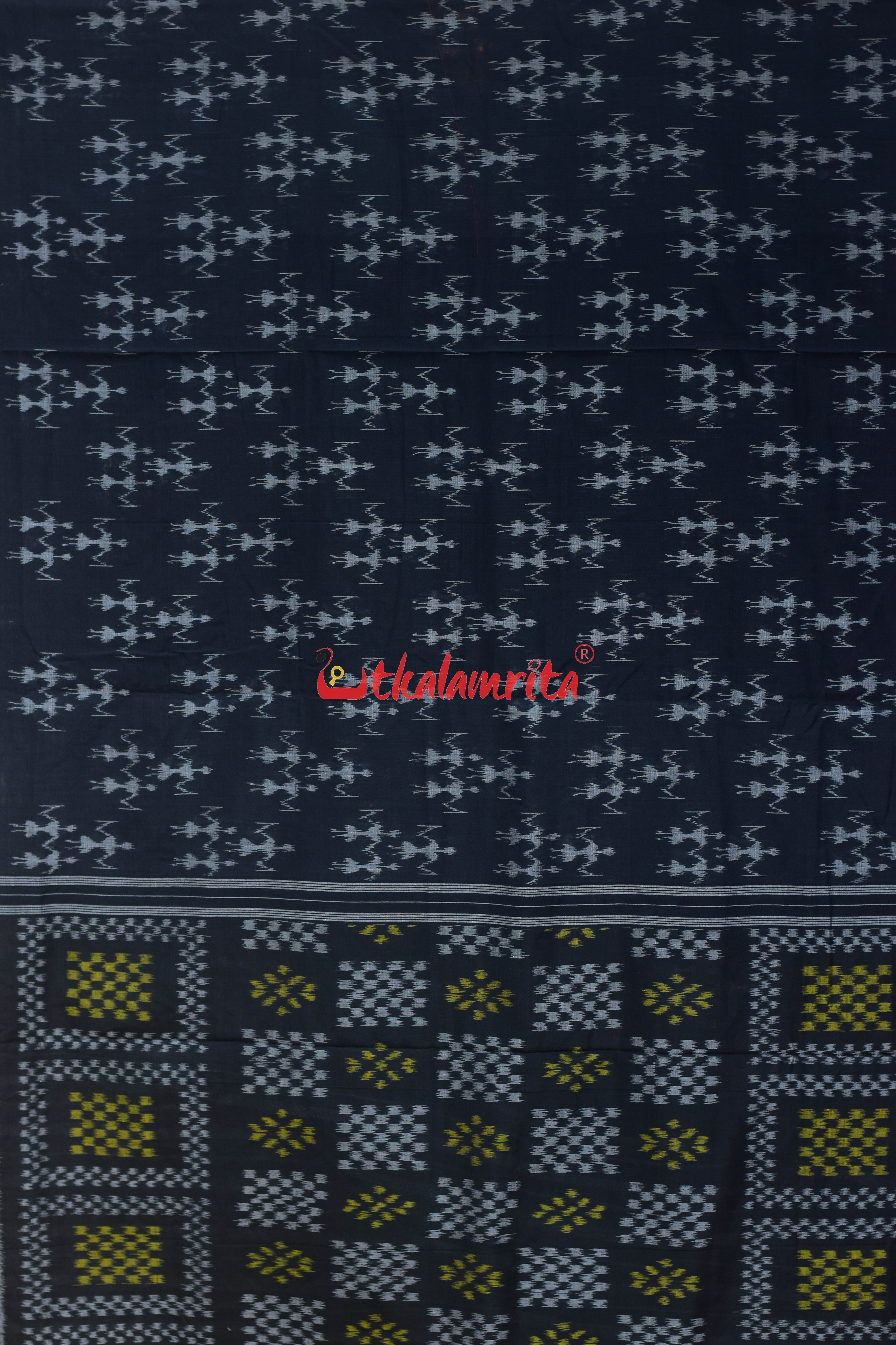 Black Body Trio Tribals Khandua Cotton Saree