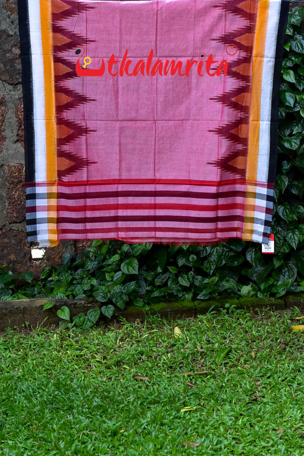 Pink Triranga Kargil Border (Dupatta)