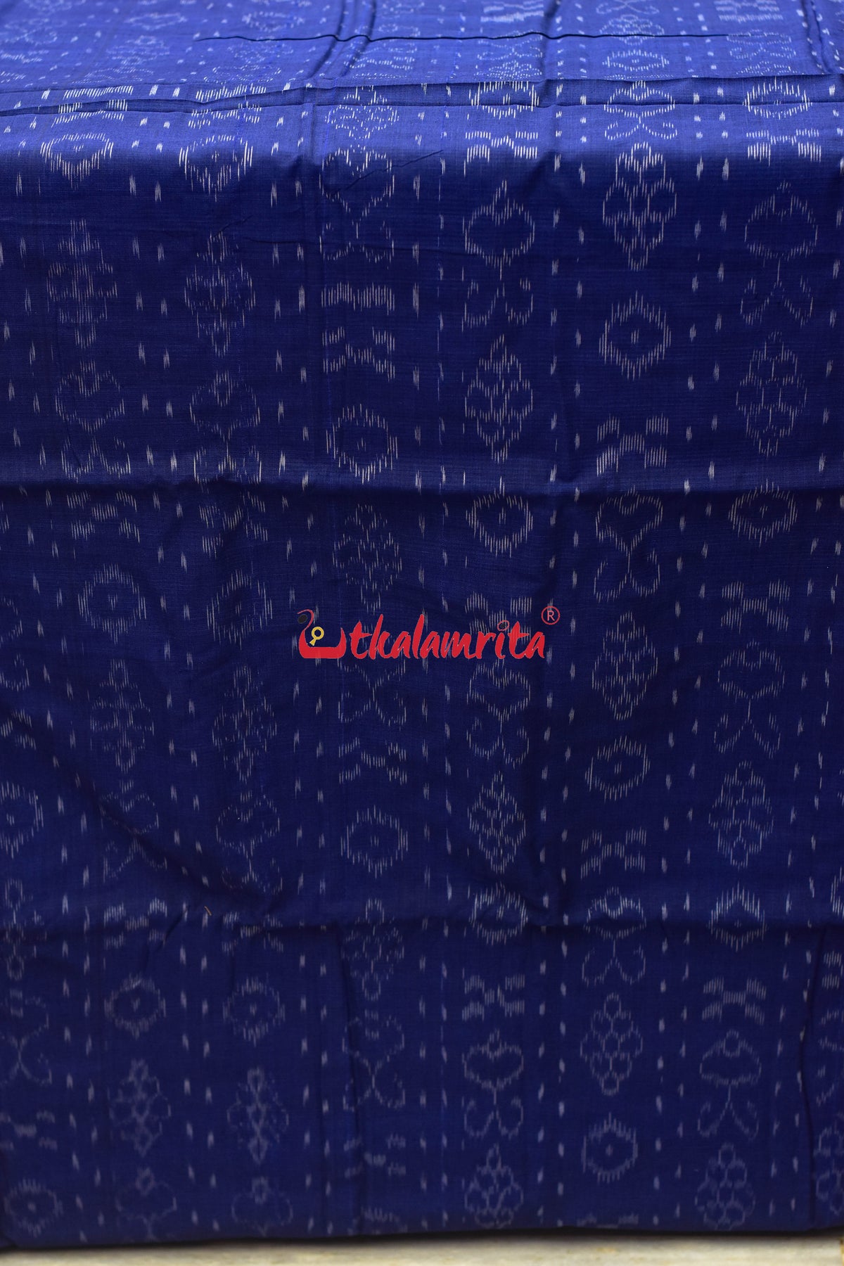 Indigo Blue Flower Bandha (Fabric)