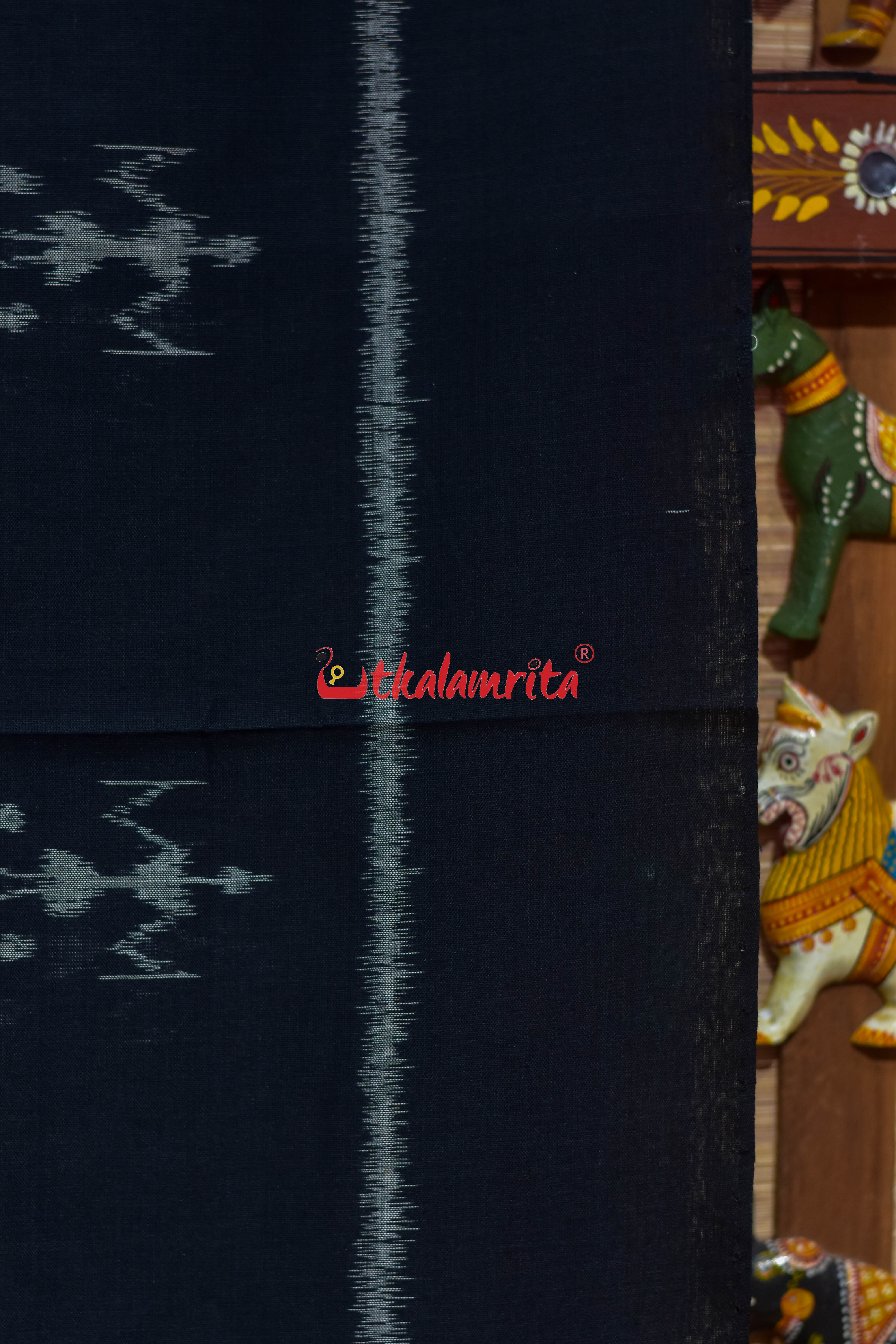 Black Body Trio Tribals Khandua Cotton Saree