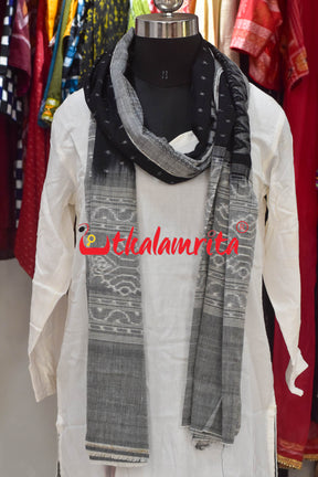 Black Grey with Tribal (Dupatta)