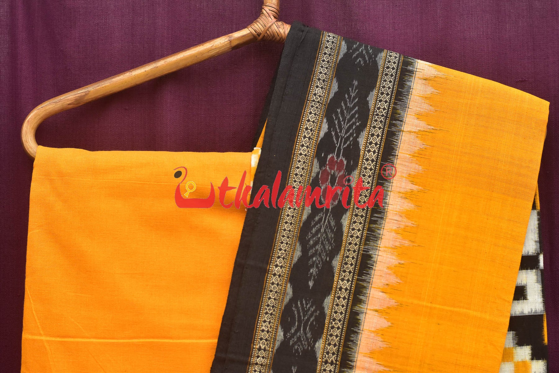 Black Sakta Sambalpuri Cotton Dress Set