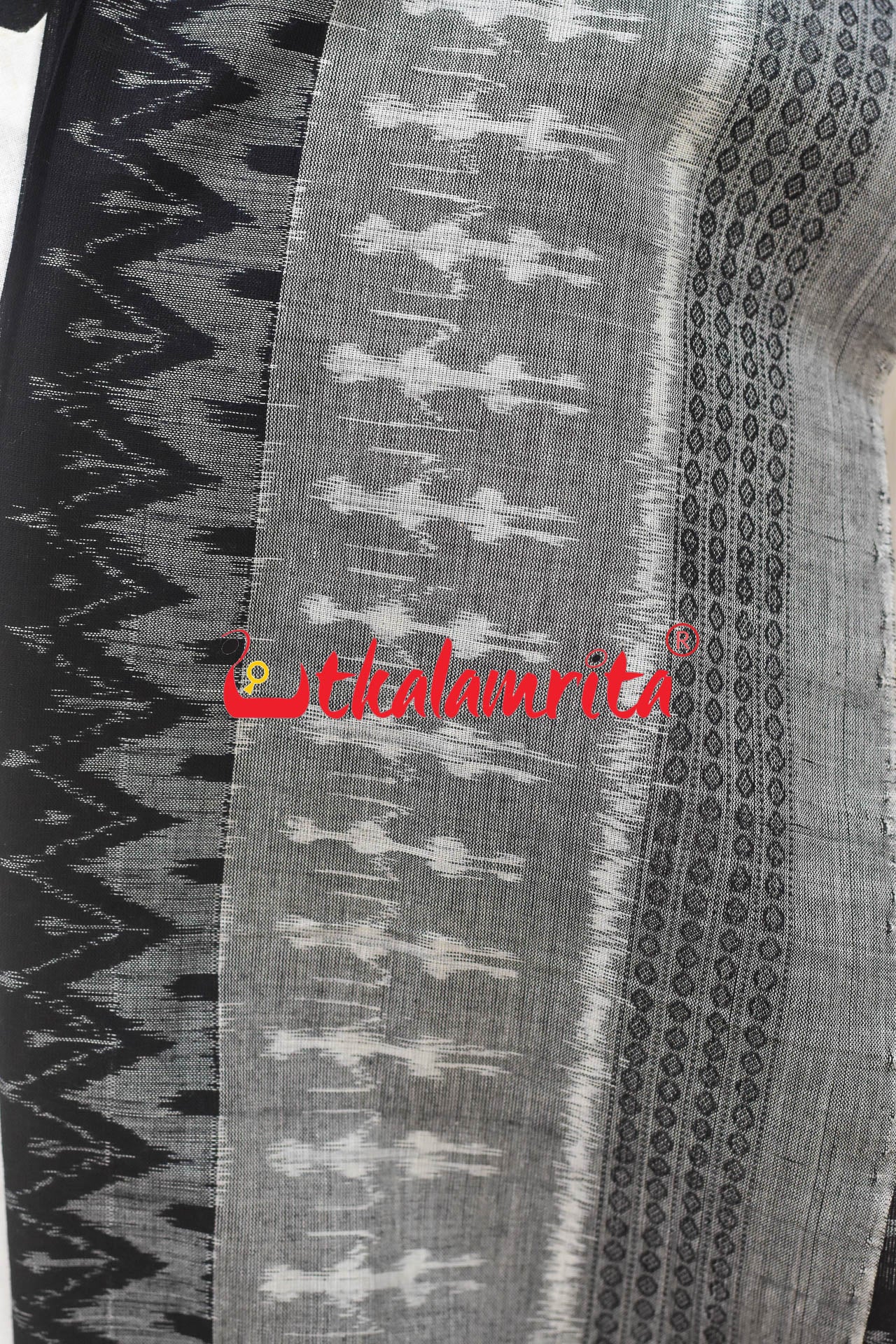 Black Grey with Tribal (Dupatta)