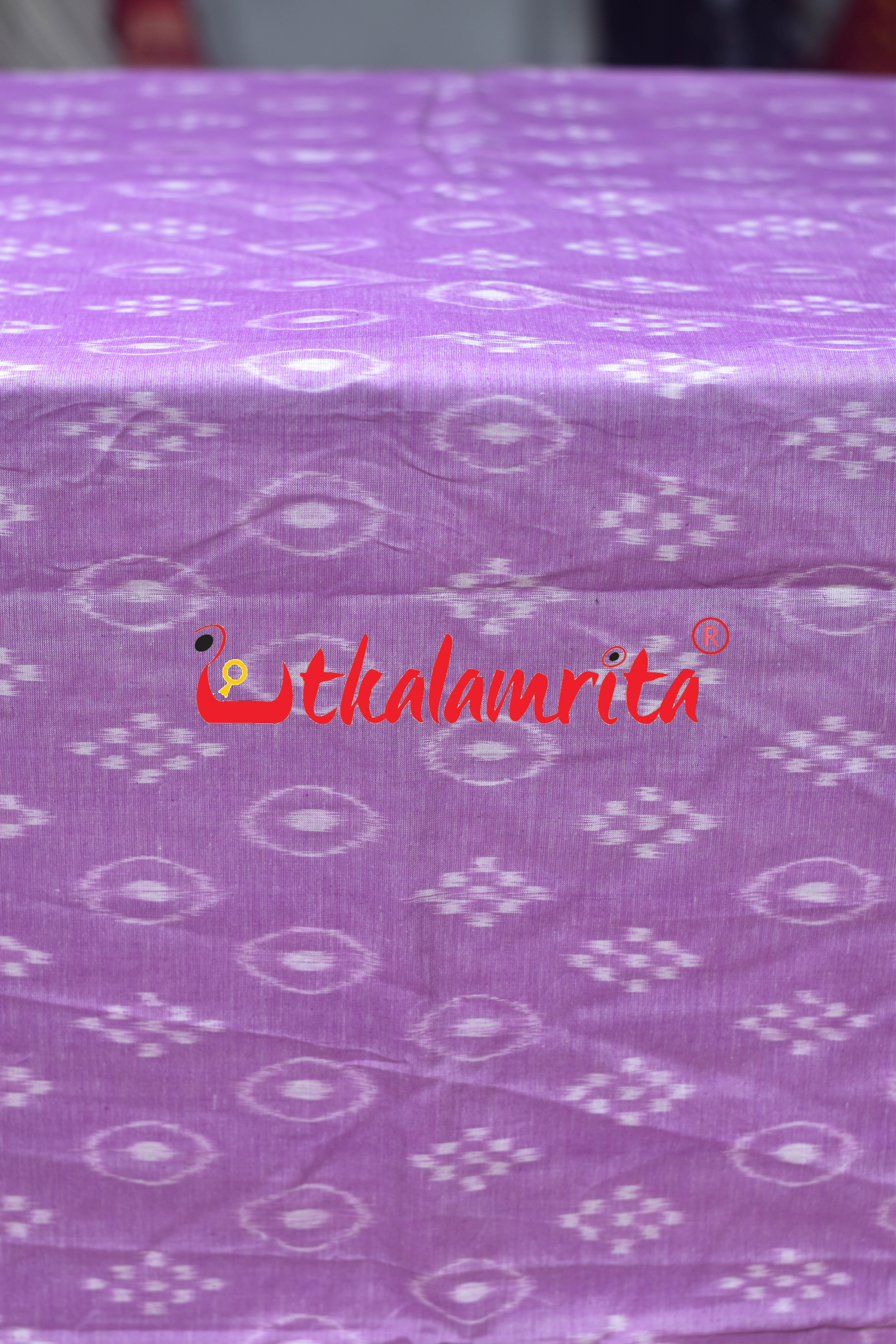 Gol Thikiri Single Ikat Pasapali Lavender (Fabric)