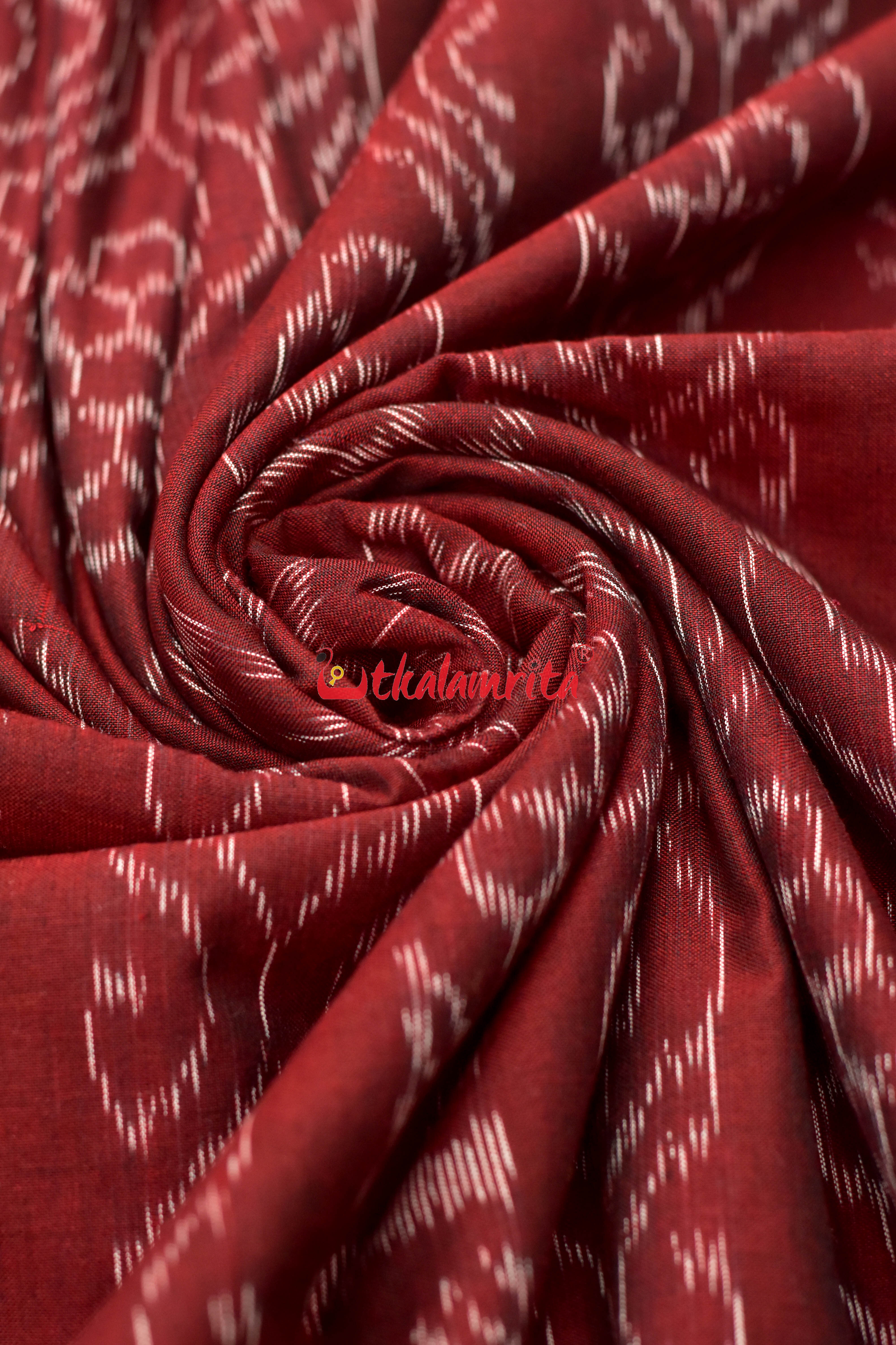Flower Bandha on Maroon (Fabric)