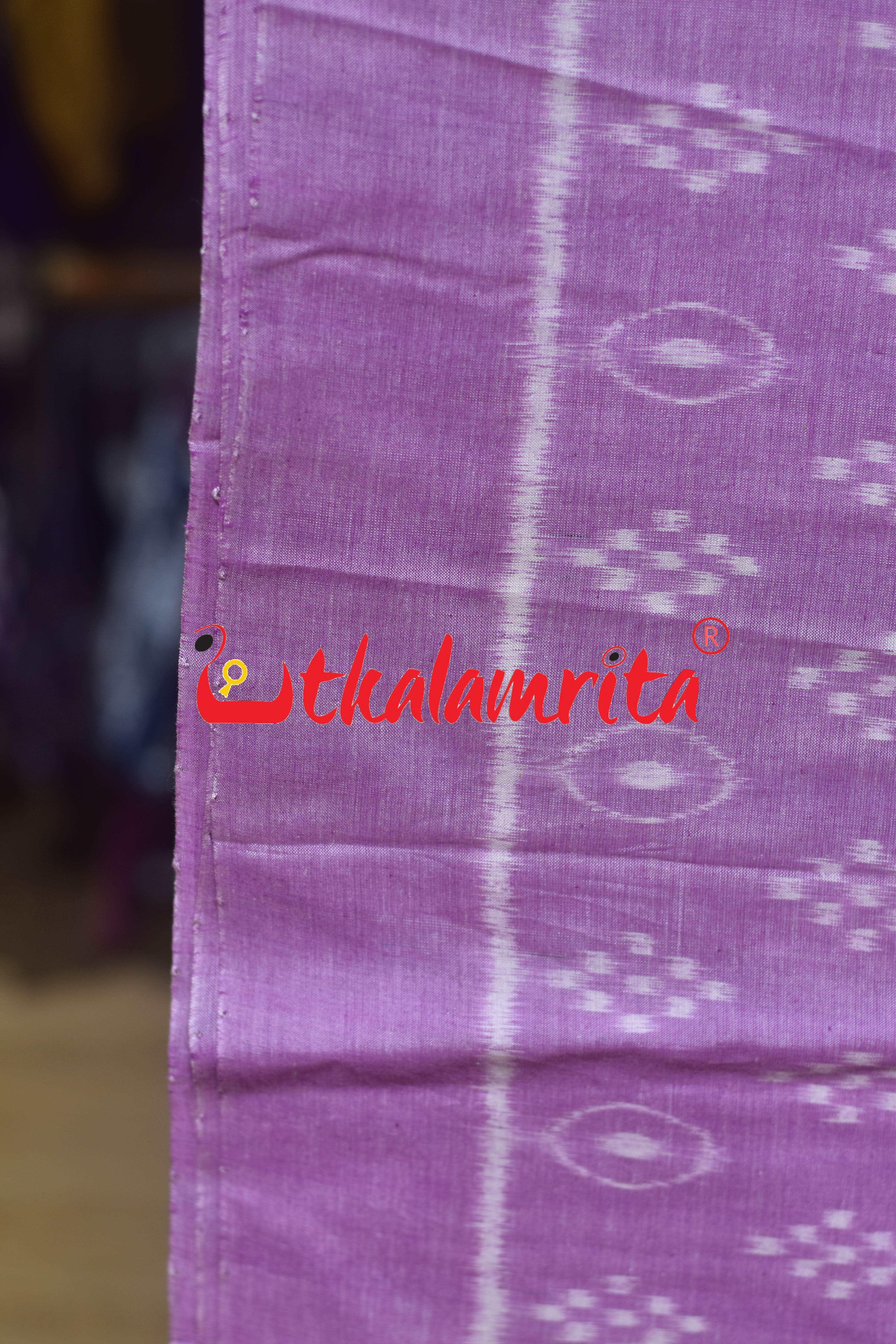 Gol Thikiri Single Ikat Pasapali Lavender (Fabric)