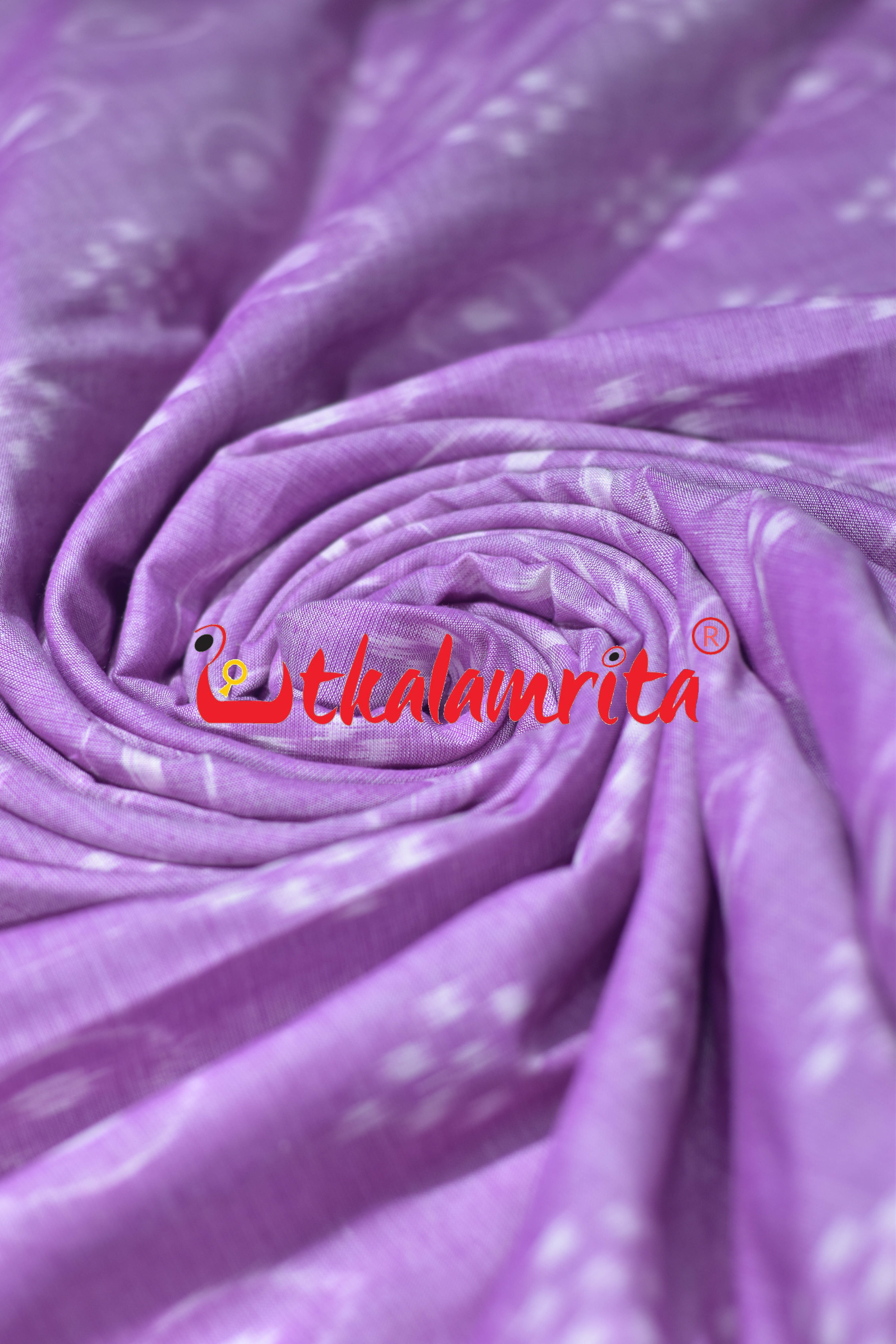 Gol Thikiri Single Ikat Pasapali Lavender (Fabric)