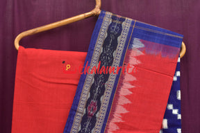 Blue Sakta Sambalpuri Cotton Dress Set