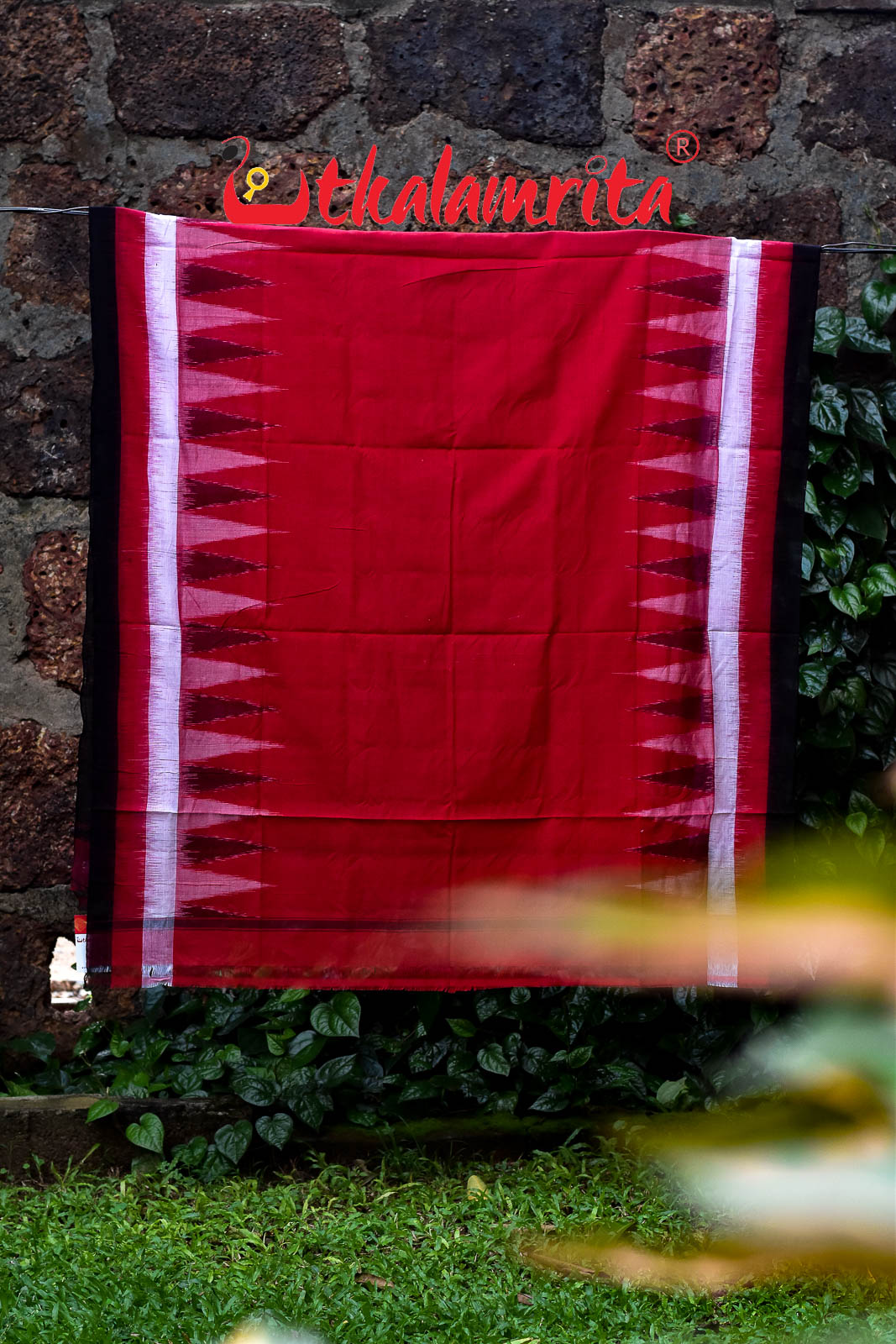 Red Triranga Kargil Border (Dupatta)