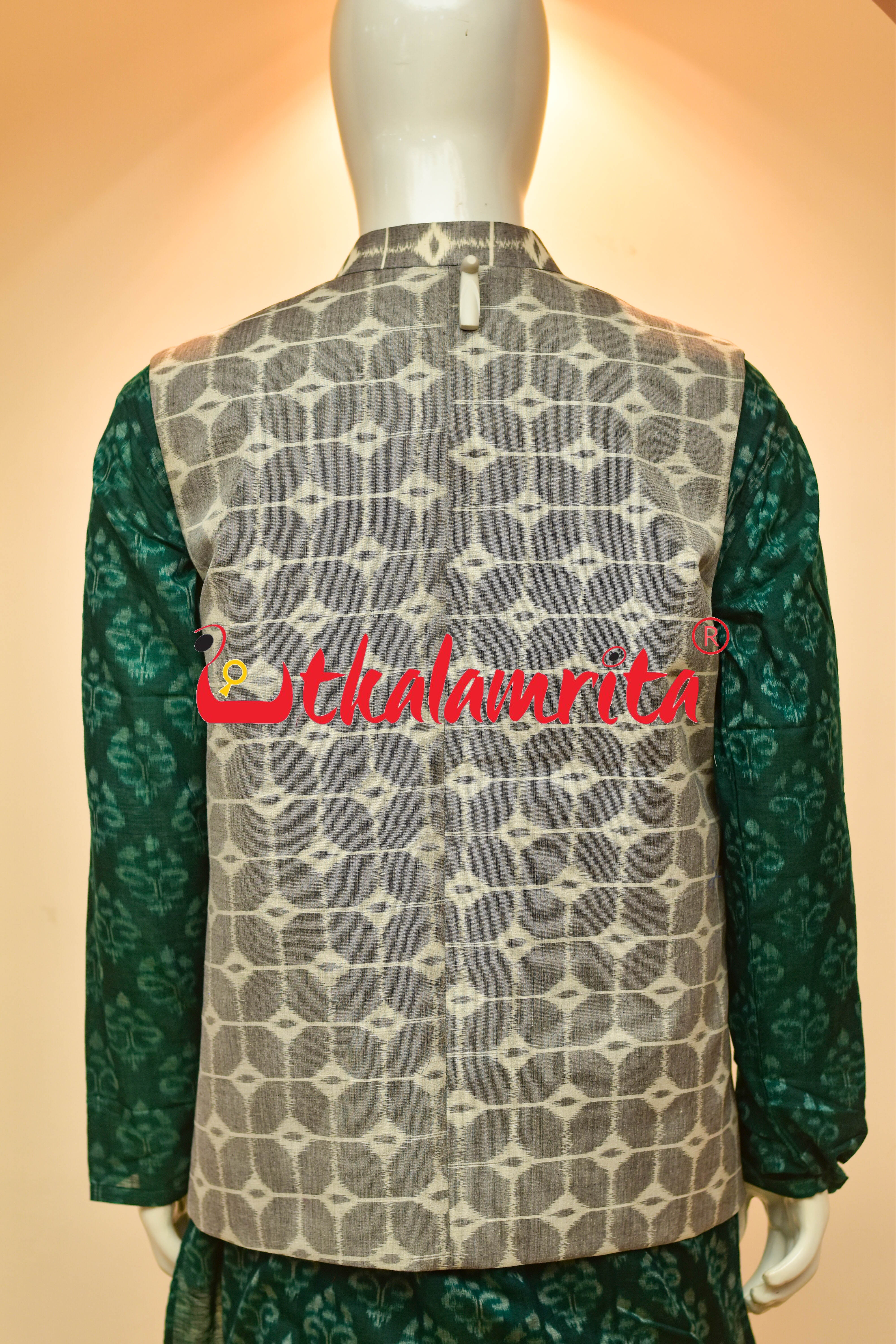 Grey Box Thikiri Ikat (Modi Jacket)