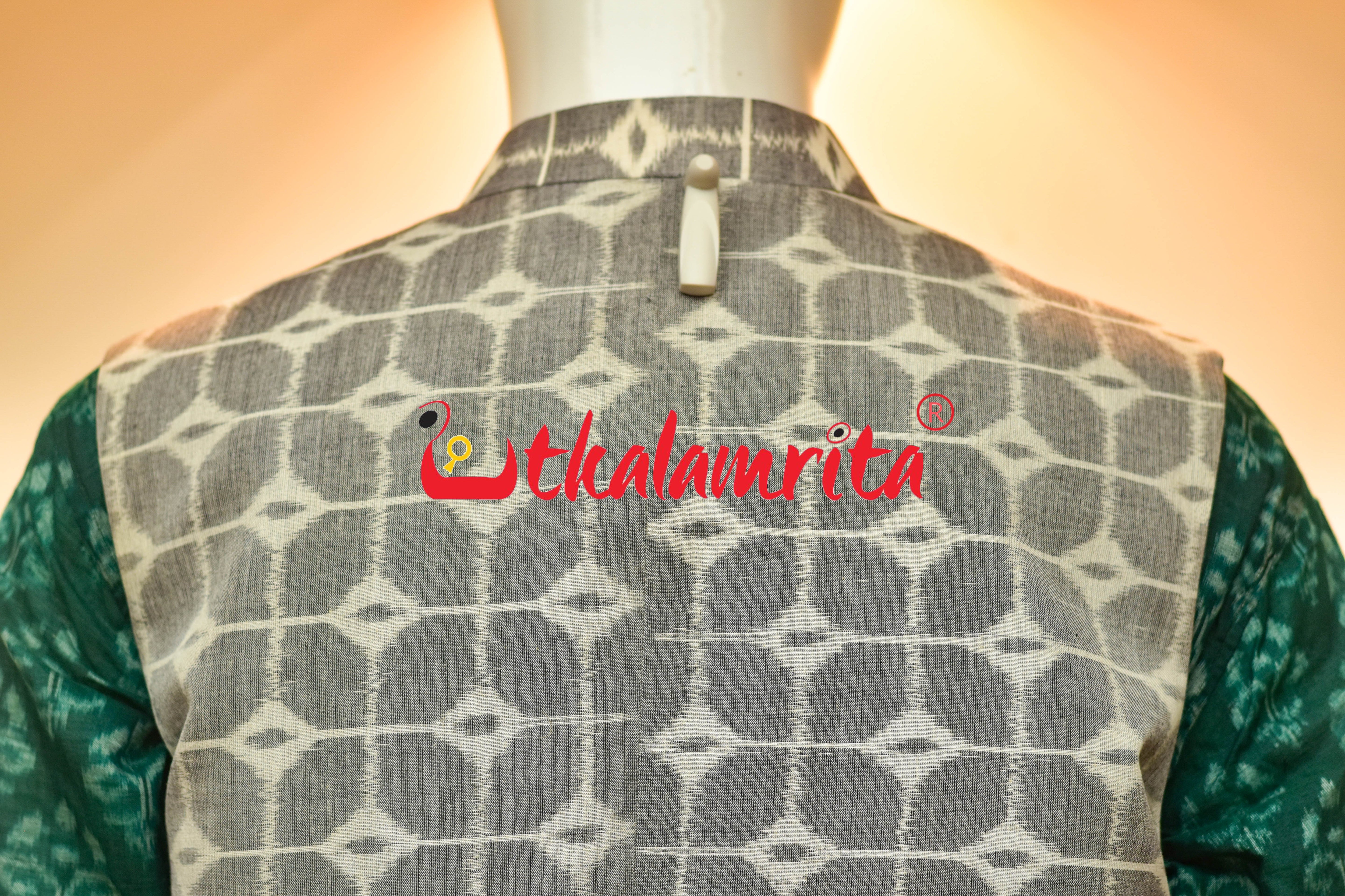 Grey Box Thikiri Ikat (Modi Jacket)