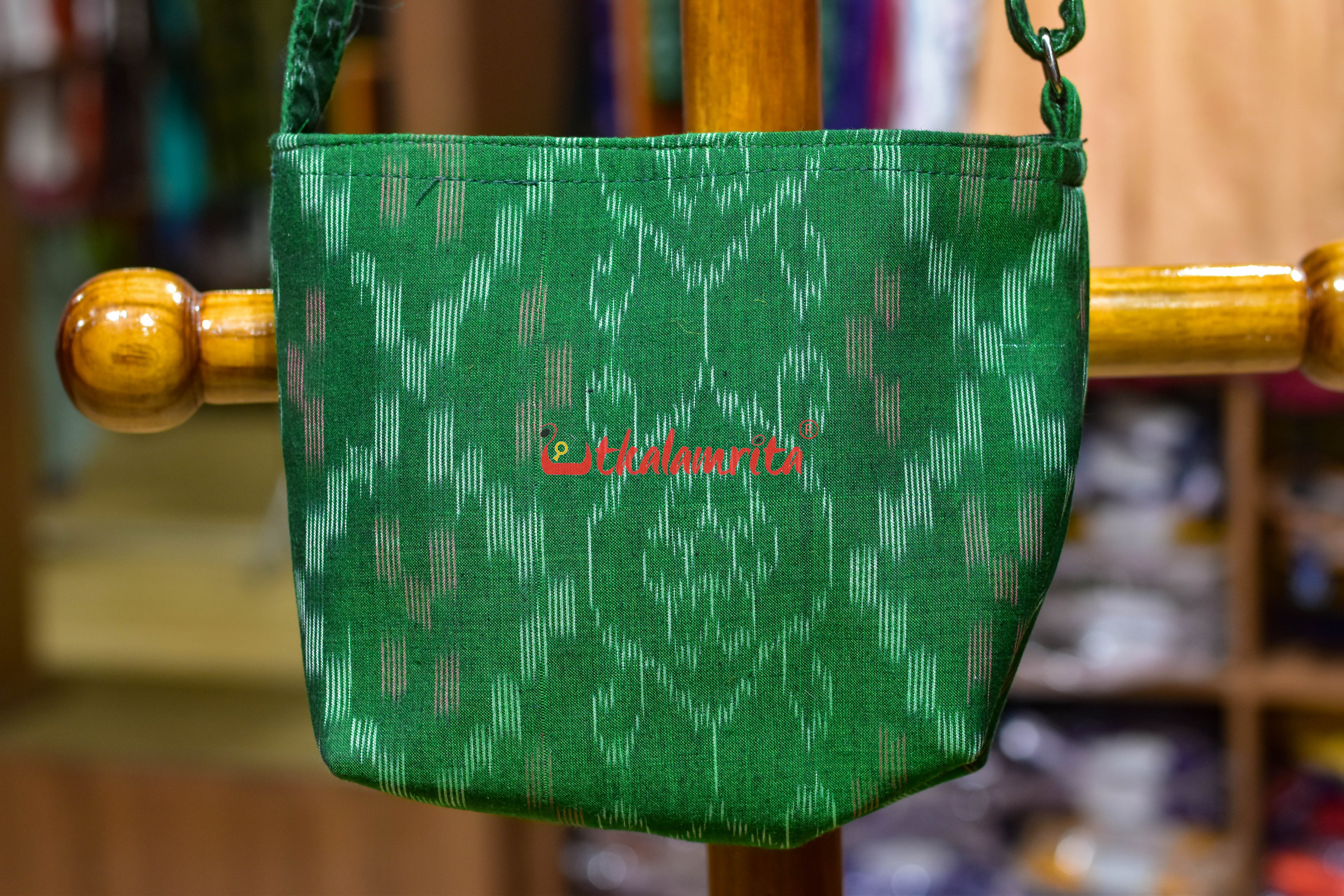 Green Tetris Small Sling Bag