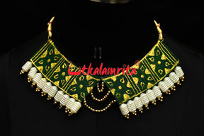 Divine Green With Pearl Jewellery Set