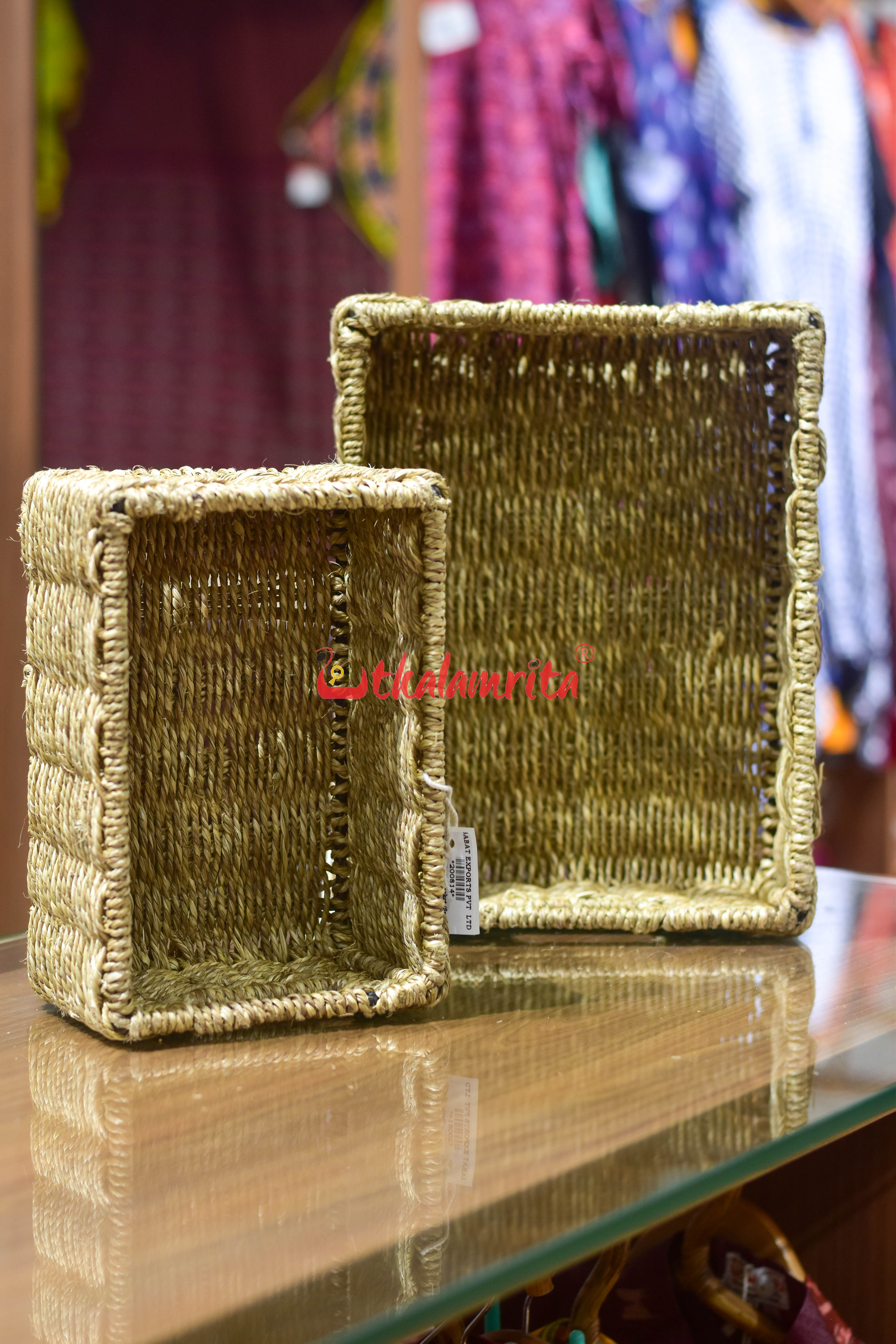 Sabai Grass Towel Basket (Small)