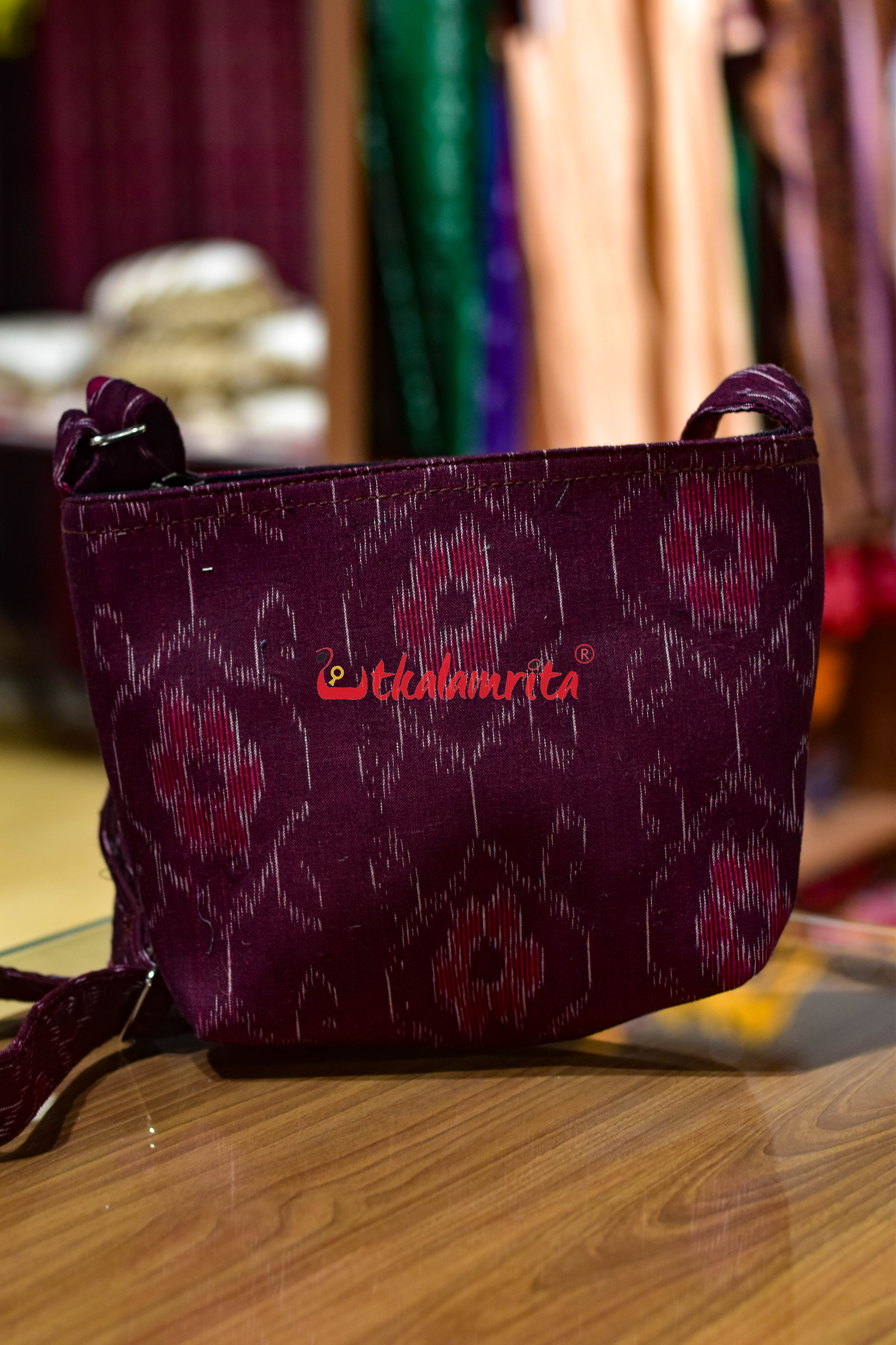 Coffee Flower Bandha Small Sling Bag